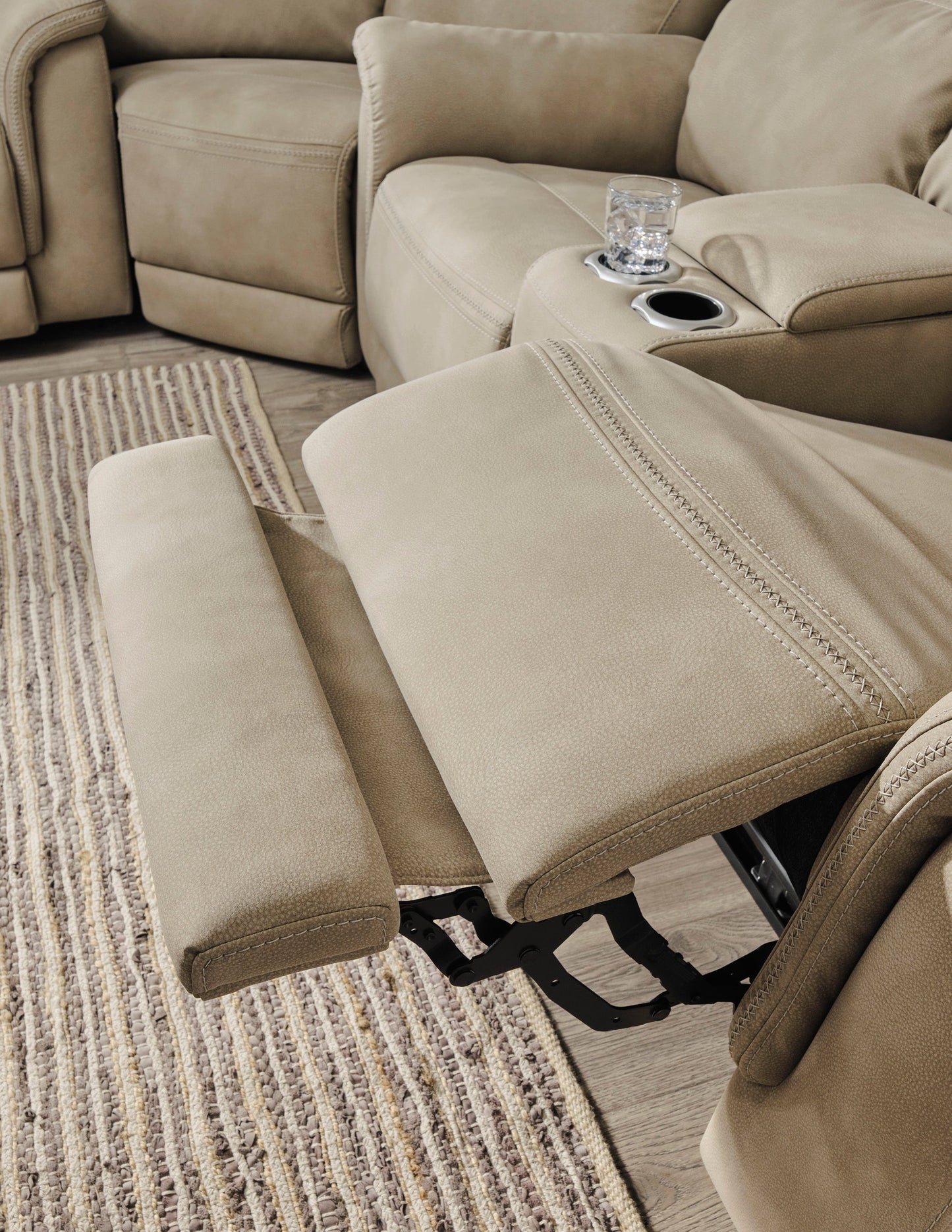 Next-Gen DuraPella Sand Power Reclining Living Room Set - SET | 5930247 | 5930218 - Luna Furniture - Dallas Store