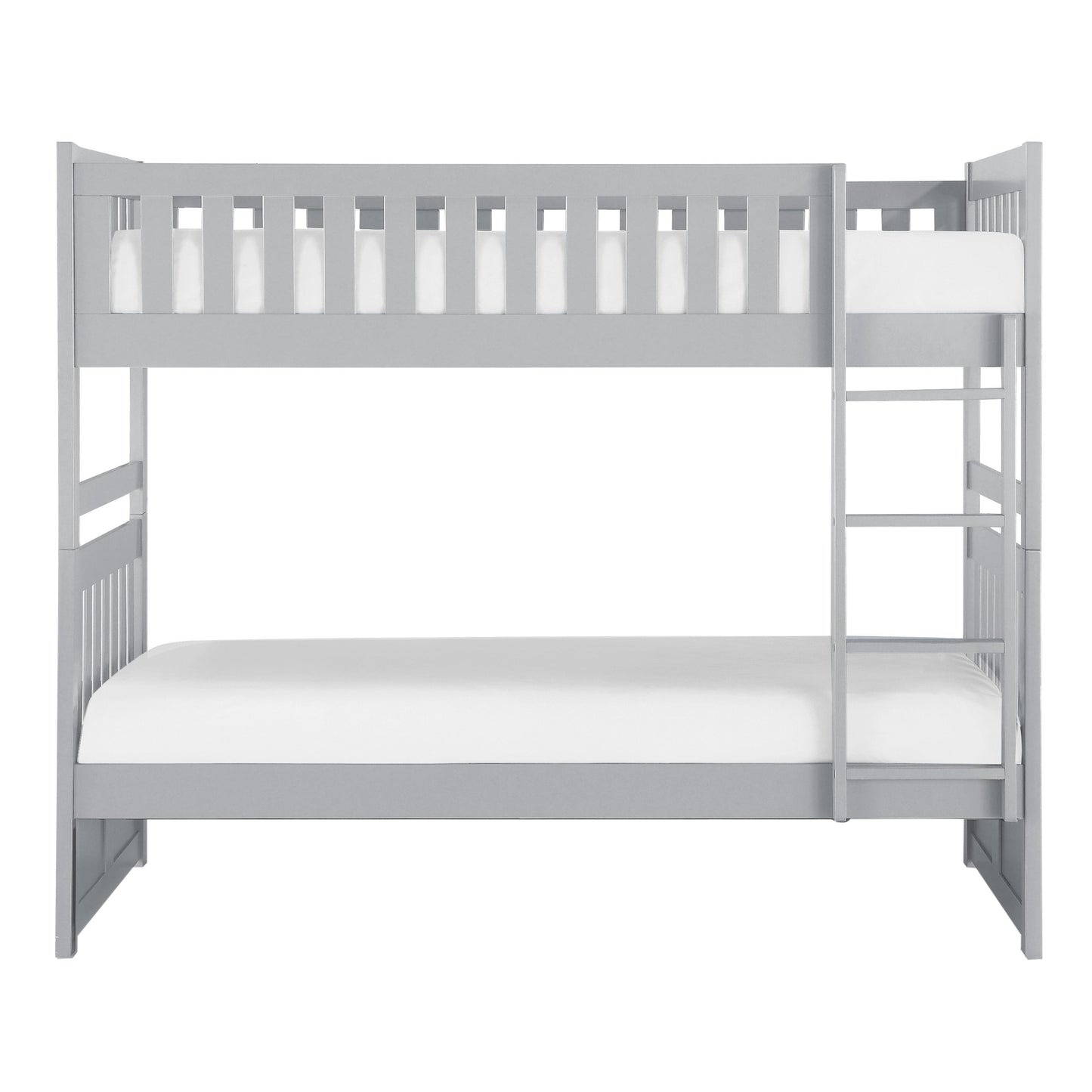 Orion Gray Twin/Twin Bunk Bed - SET | B2063-1 | B2063-2 | B2063-SL - Luna Furniture - Dallas Store
