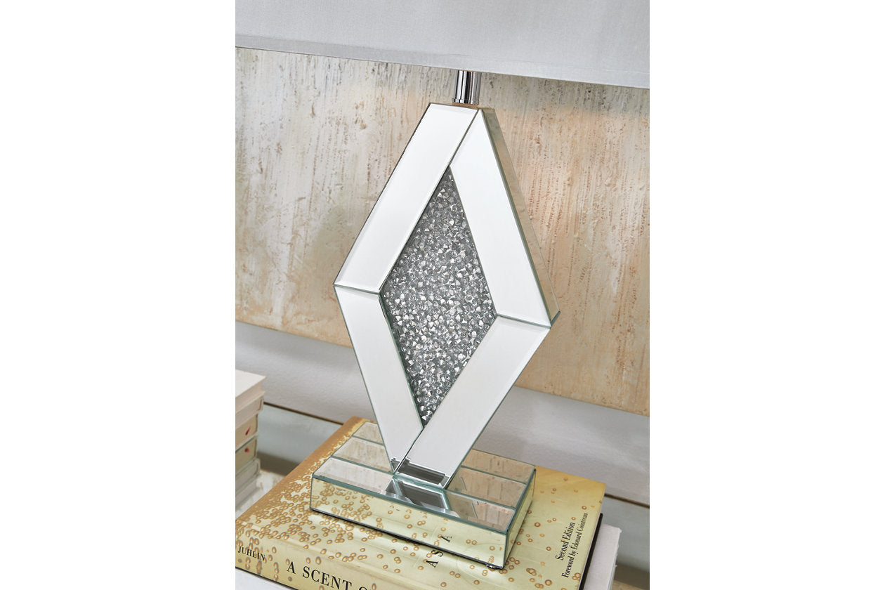 Prunella Silver Finish Table Lamp - L429034 - Luna Furniture - Dallas Store