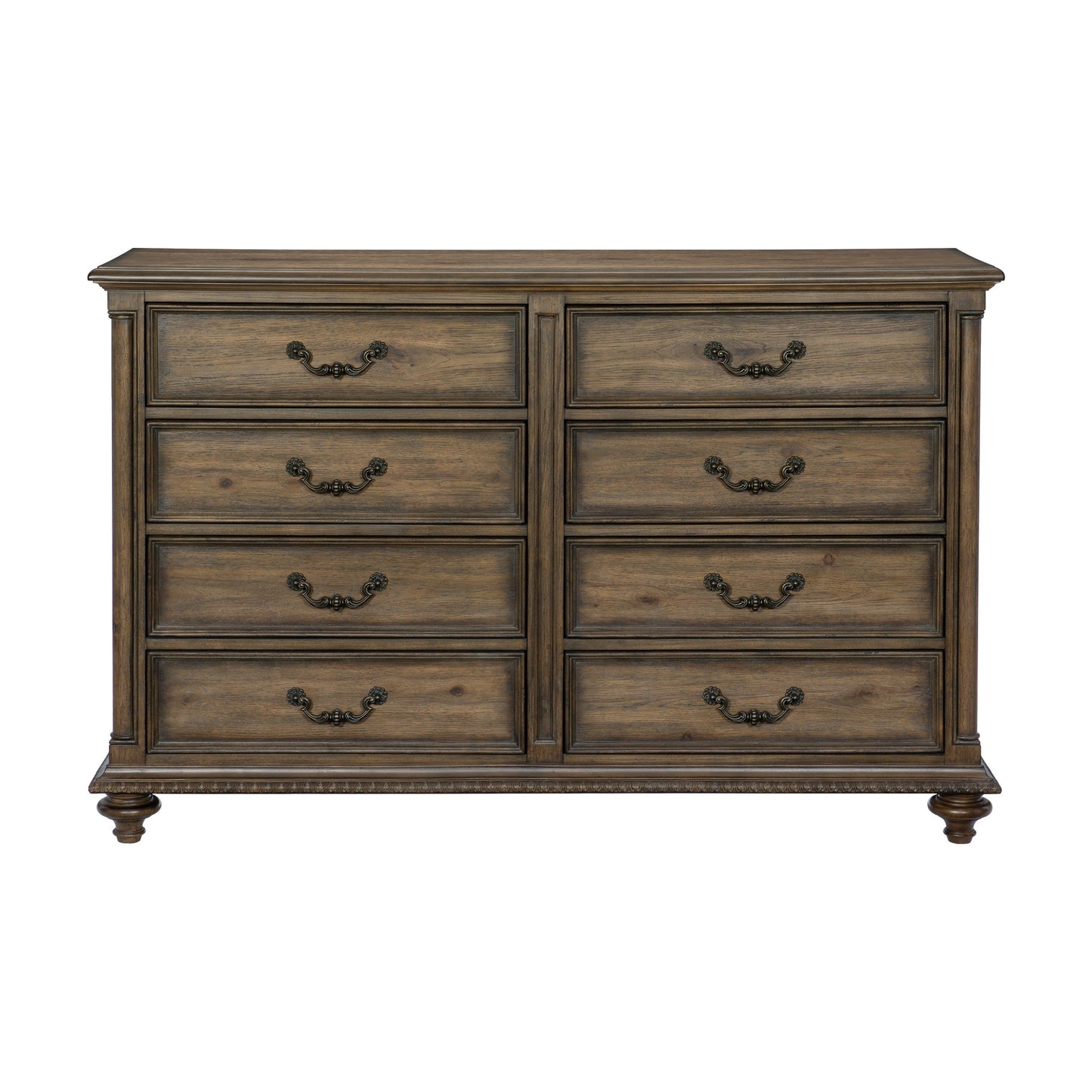 Rachelle Weathered Pecan Dresser - 1693-5 - Luna Furniture - Dallas Store