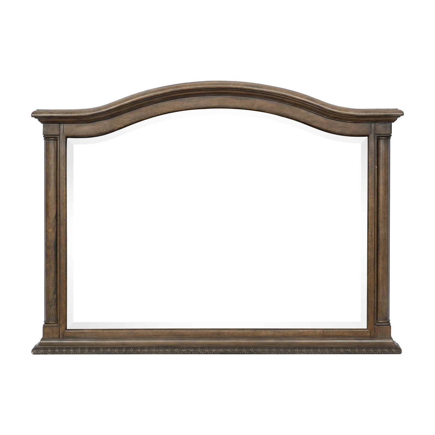 Rachelle Weathered Pecan Mirror (Mirror Only) - 1693-6 - Luna Furniture - Dallas Store