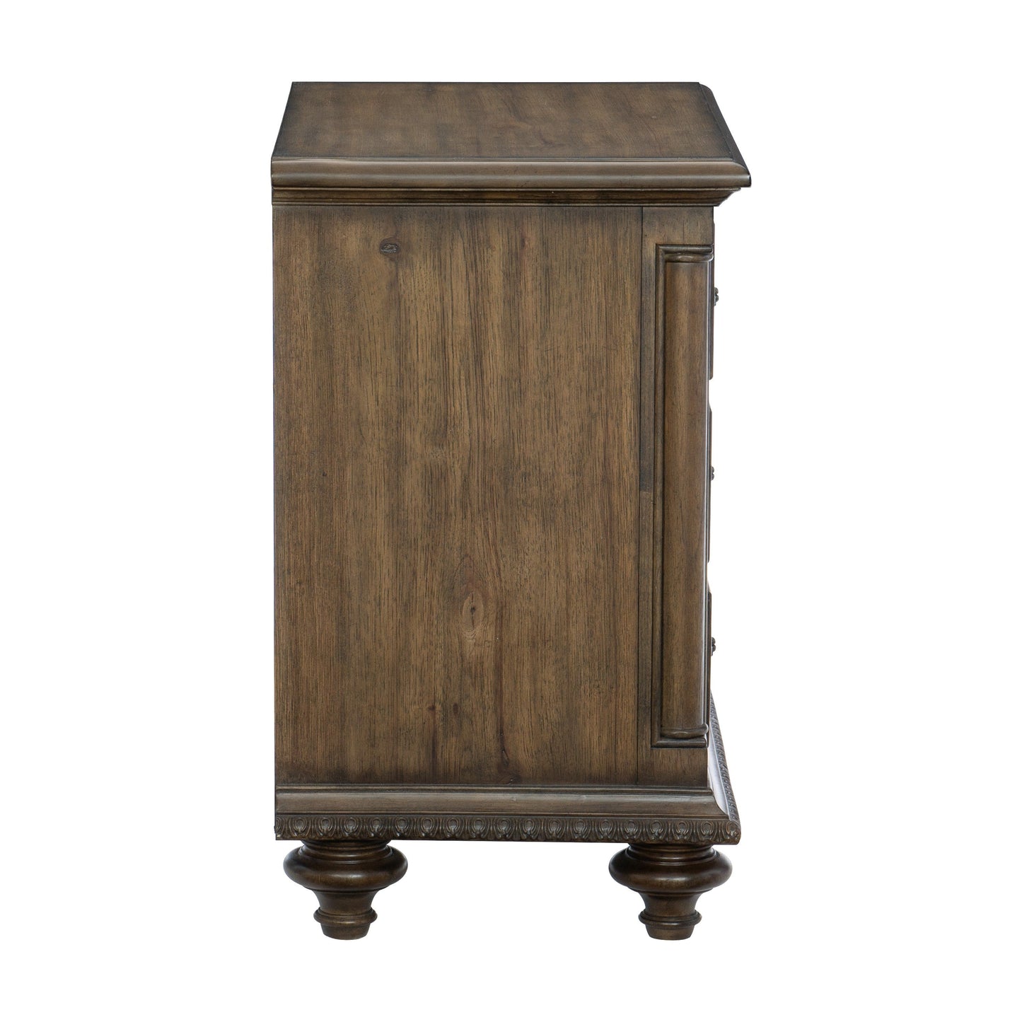 Rachelle Weathered Pecan Nightstand - 1693-4 - Luna Furniture - Dallas Store