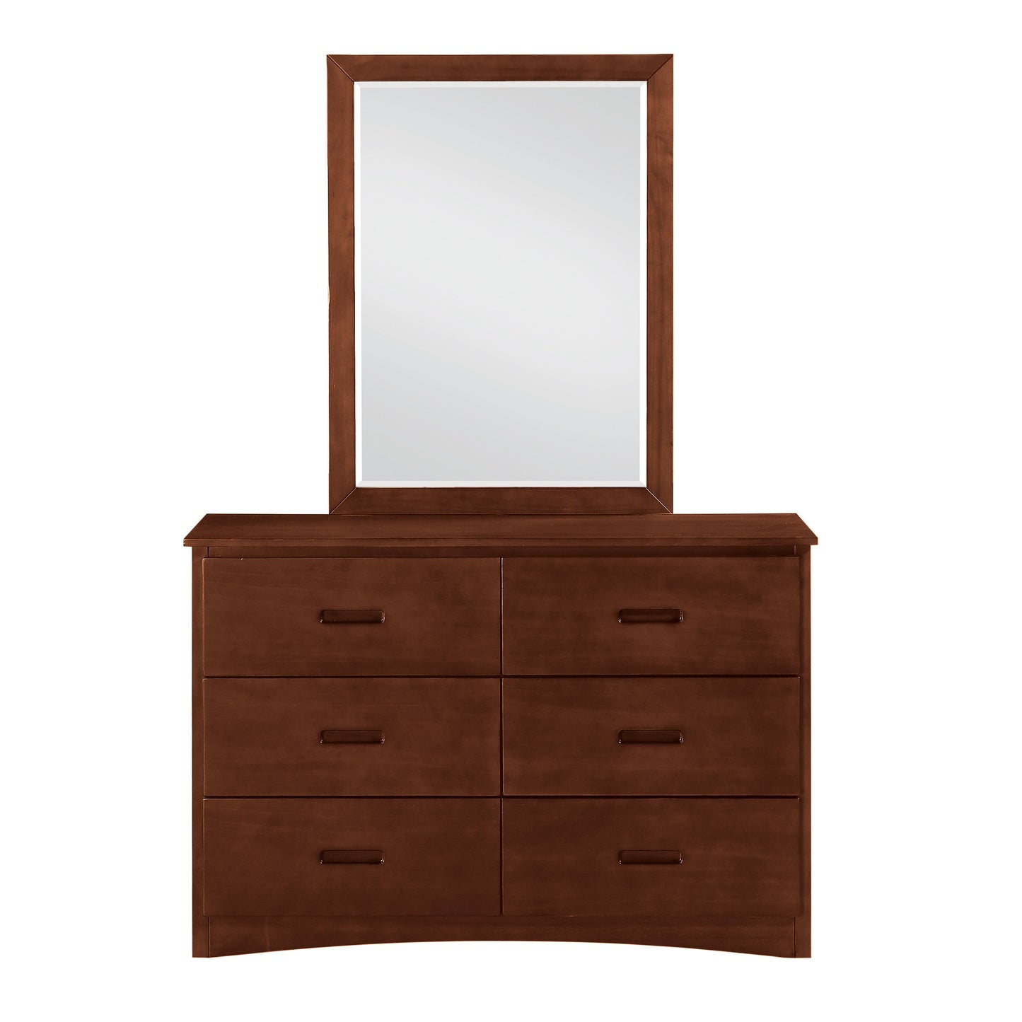 Rowe Dark Cherry Mirror (Mirror Only) - B2013DC-6 - Luna Furniture - Dallas Store