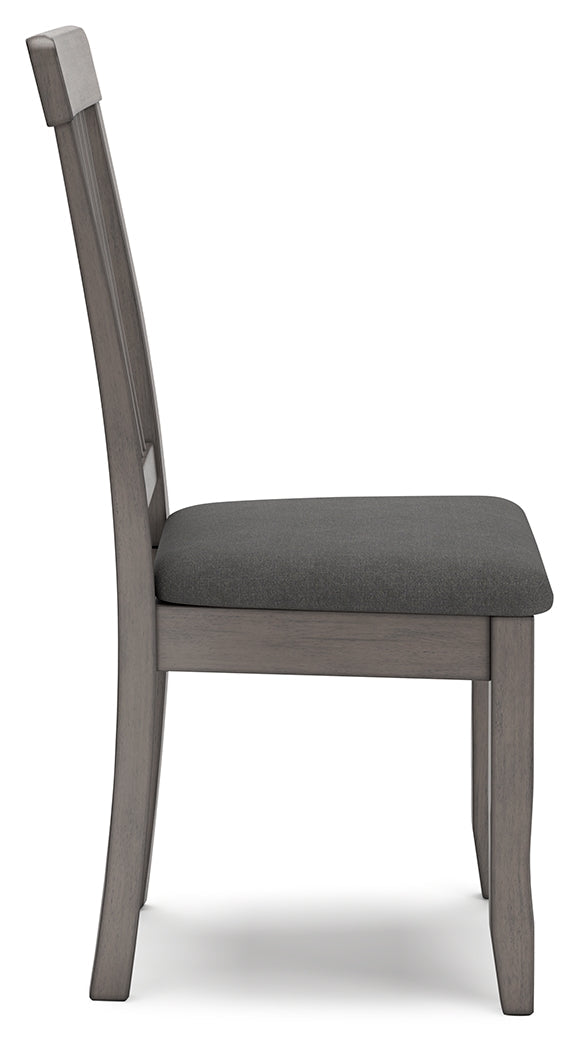 Shullden Gray Dining Chair, Set of 2 - D194-01 - Luna Furniture - Dallas Store