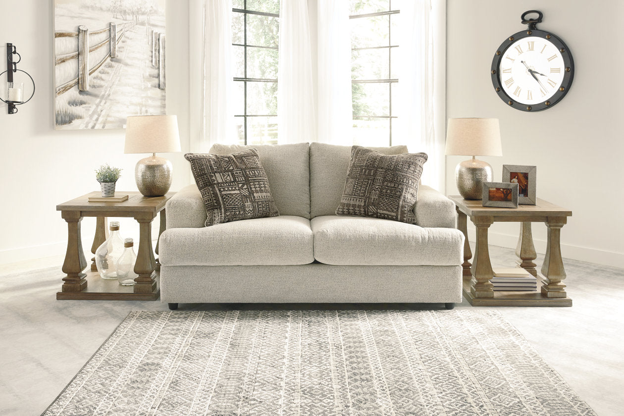 Soletren Stone Loveseat - 9510435 - Luna Furniture - Dallas Store