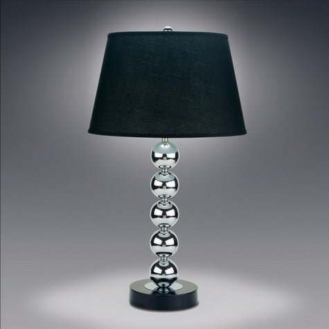 Stacked Ball Chrome 29" Table Lamp, Set of 2 - 6288T-2 - Luna Furniture - Dallas Store