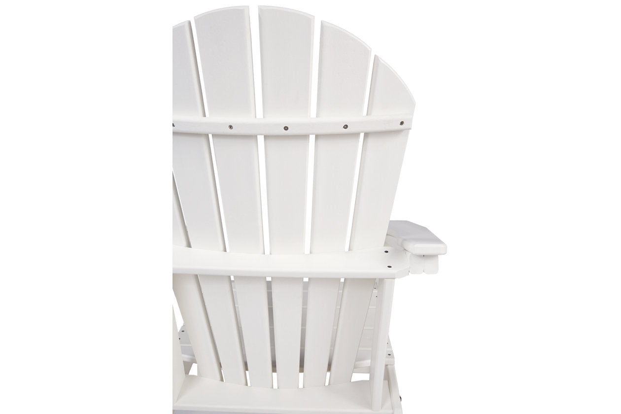 Sundown Treasure White Adirondack Chair - P011-898 - Luna Furniture - Dallas Store