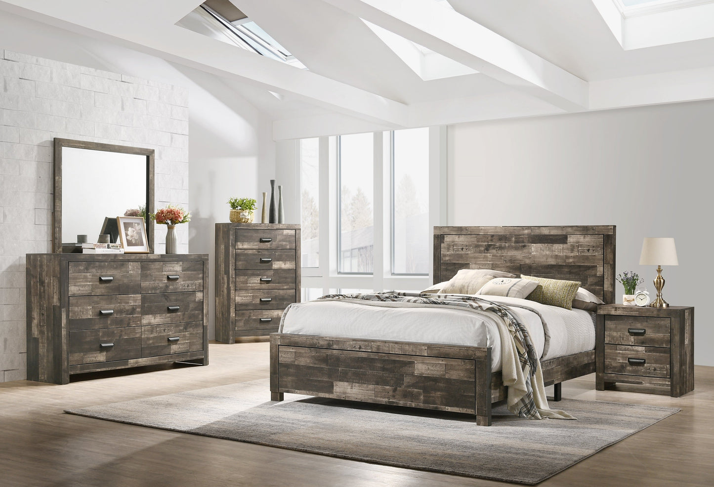 Tallulah Grayish Brown Bedroom Mirror (Mirror Only) - B9400-11 - Luna Furniture - Dallas Store