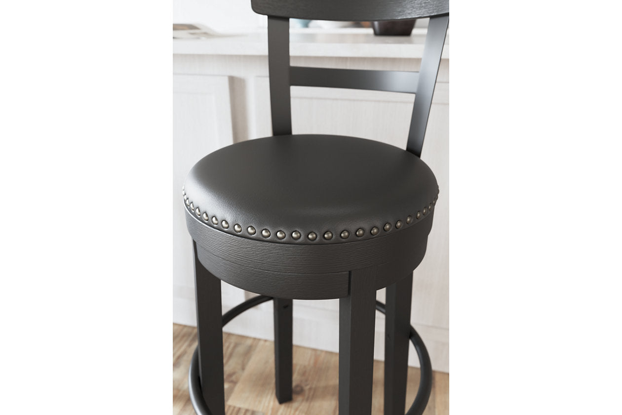 Valebeck Black Bar Height Barstool - D546-630 - Luna Furniture - Dallas Store