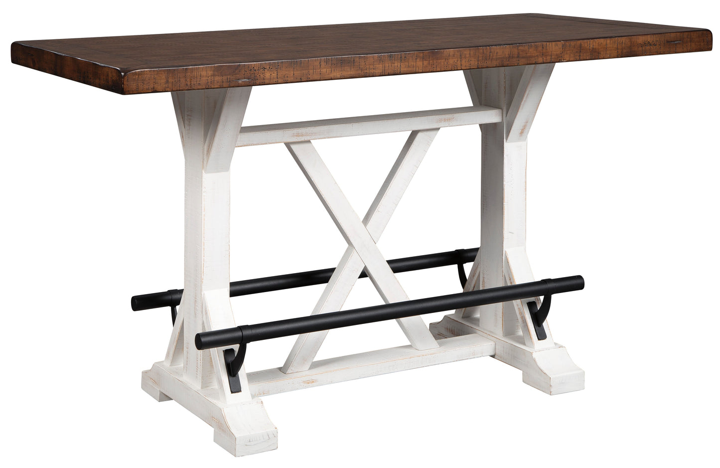 Valebeck White/Beige 5-Piece Counter Height Set - SET | D546-13 | D546-524(4) - Luna Furniture - Dallas Store