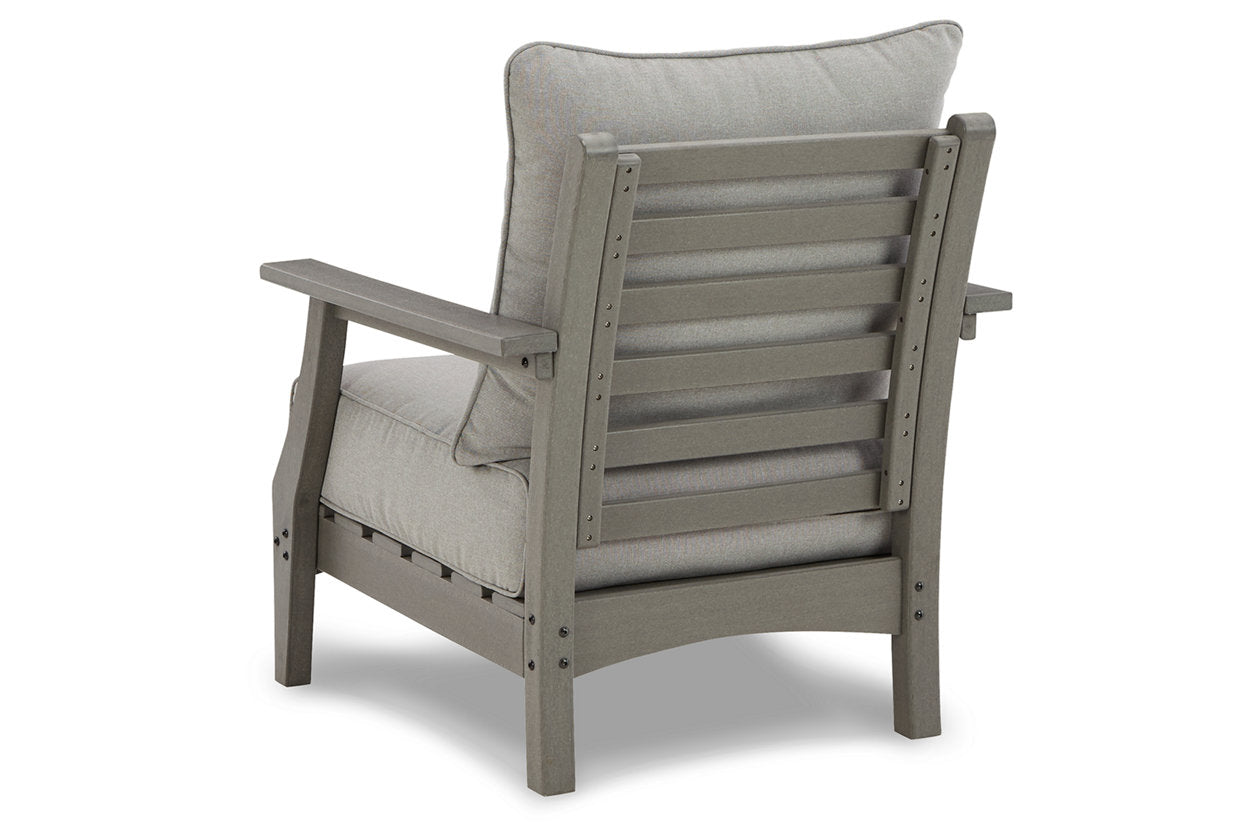 Visola Gray Lounge Chair with Cushion, Set of 2 - P802-820 - Luna Furniture - Dallas Store