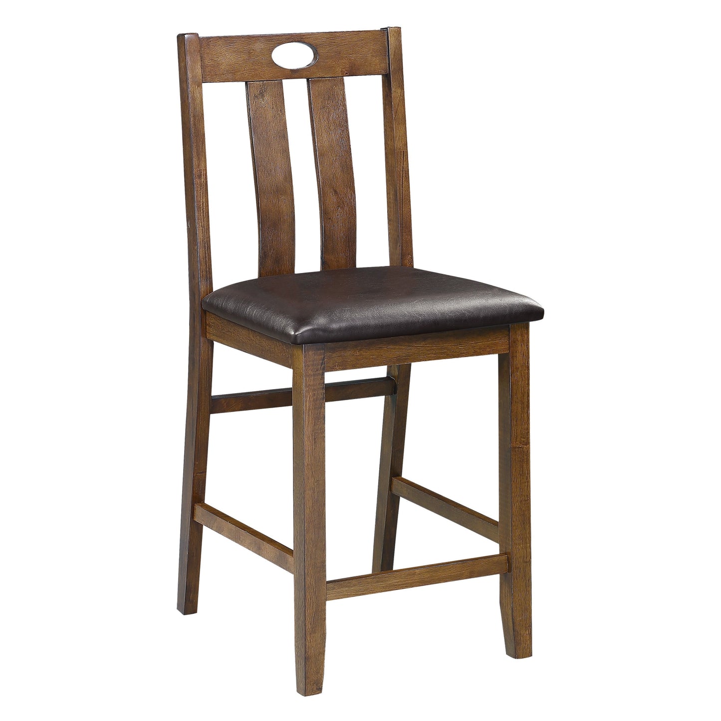 Weston Medium Brown 5-Piece Counter Height Set - 5746-36 - Luna Furniture - Dallas Store