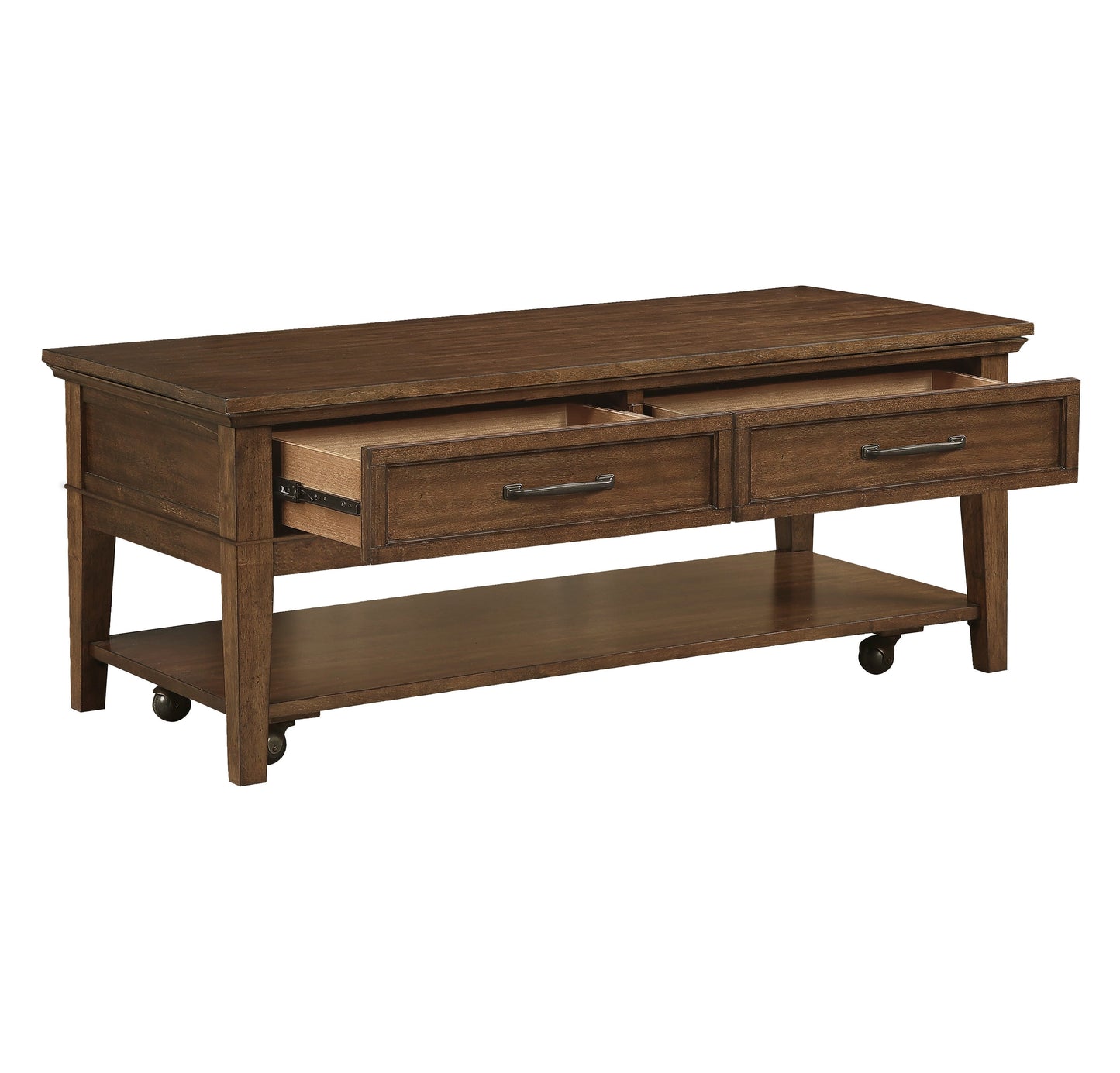 Whitley Walnut Cocktail Table - 3620-30 - Luna Furniture - Dallas Store