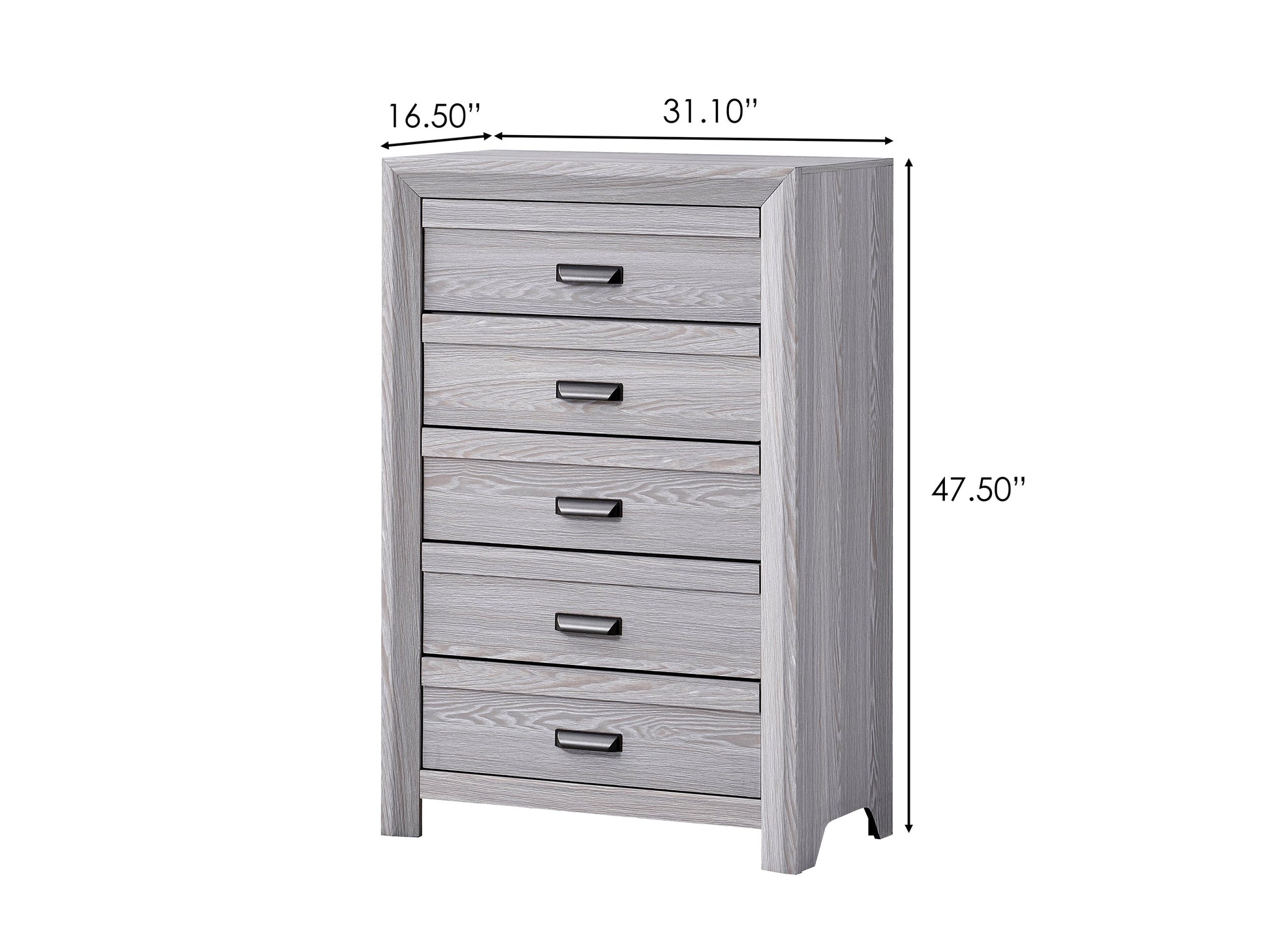 Adelaide Driftwood Panel Bedroom Set - SET | B6710-Q-HBFB | B6710-KQ-RAIL | B6710-2 | B6710-4 - Luna Furniture - Dallas Store