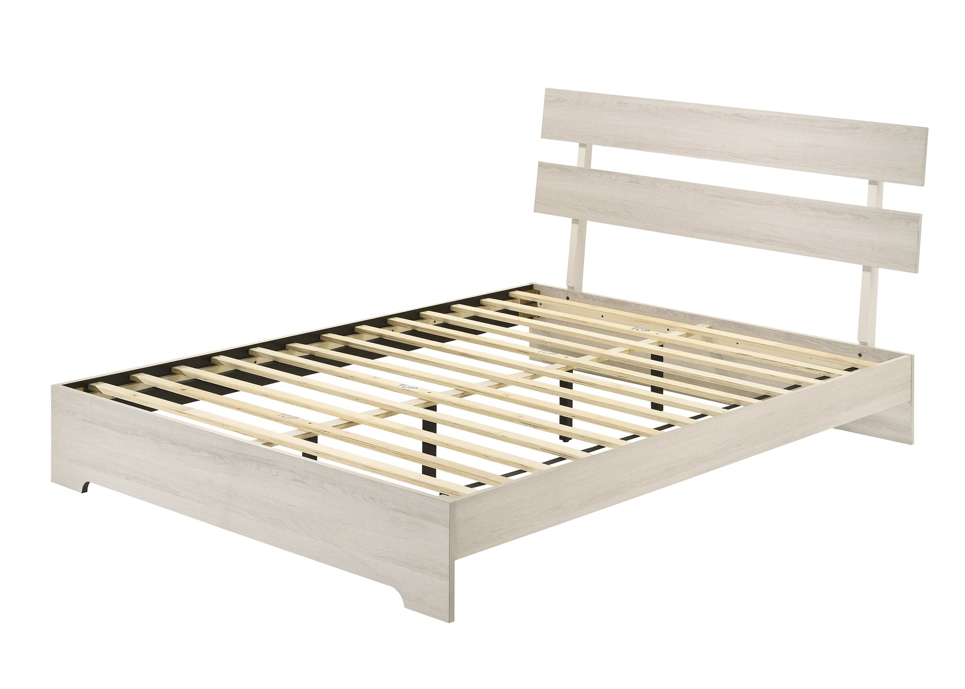 Atticus White Platform Bedroom Set - SET | B6982-Q-BED | B6982-2 | B6982-4 - Luna Furniture - Dallas Store