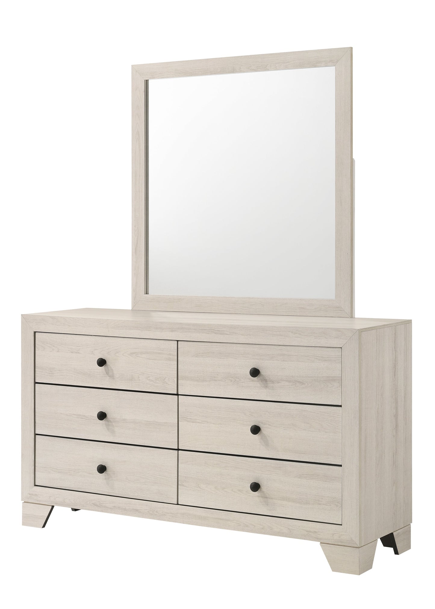 Atticus White Platform Youth Bedroom Set - SET | B6982-T-BED | B6982-2 | B6982-4 - Luna Furniture - Dallas Store