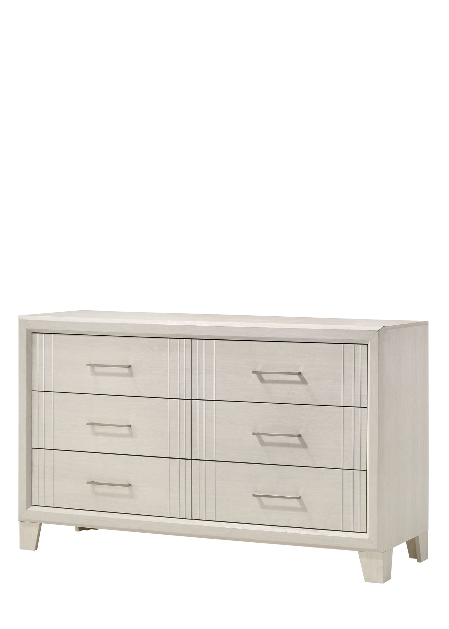 Charlie White King Panel Bed - SET | B9230-K-HBFB | B9230-KQ-RAIL - Luna Furniture - Dallas Store