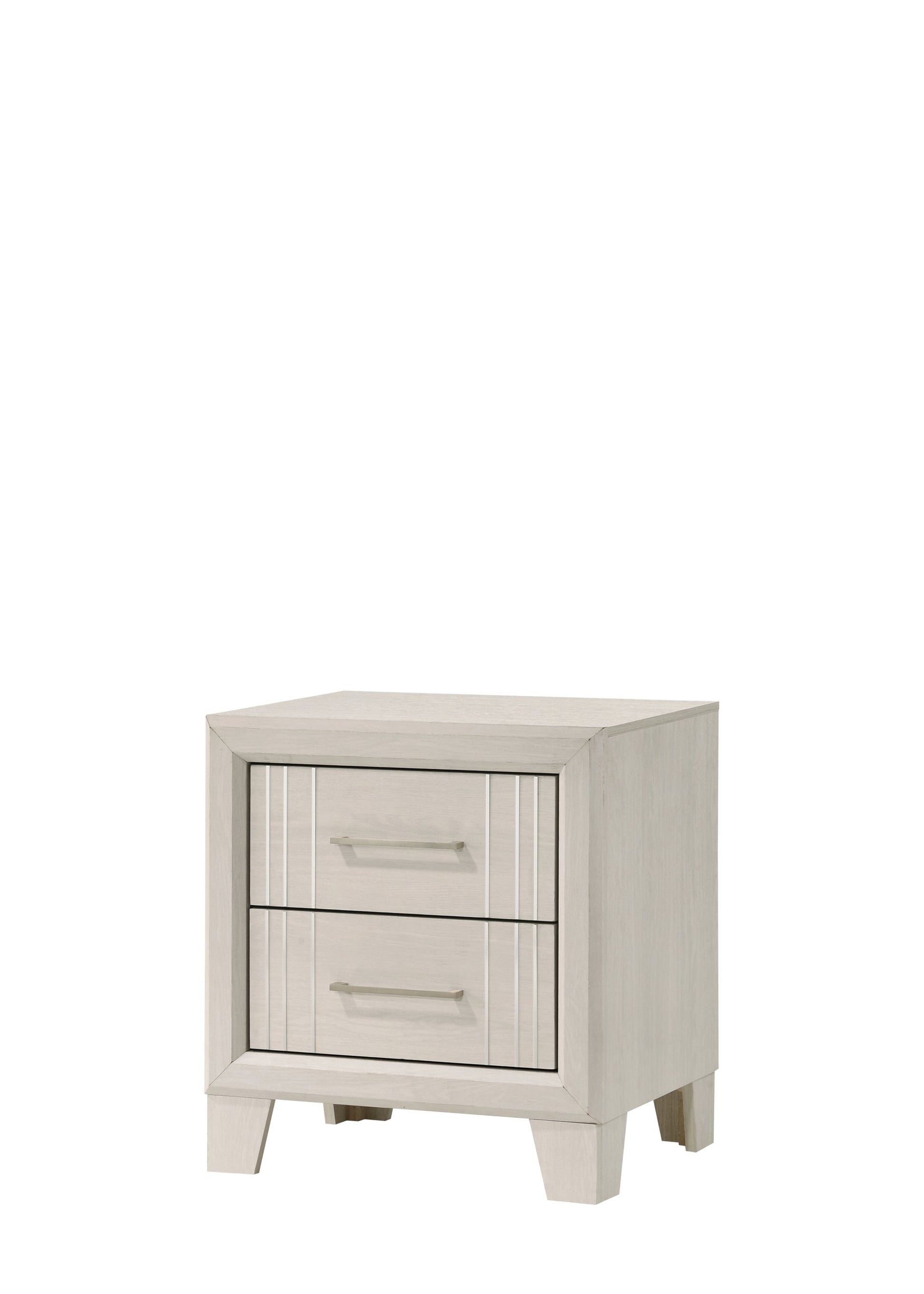 Charlie White King Panel Bed - SET | B9230-K-HBFB | B9230-KQ-RAIL - Luna Furniture - Dallas Store
