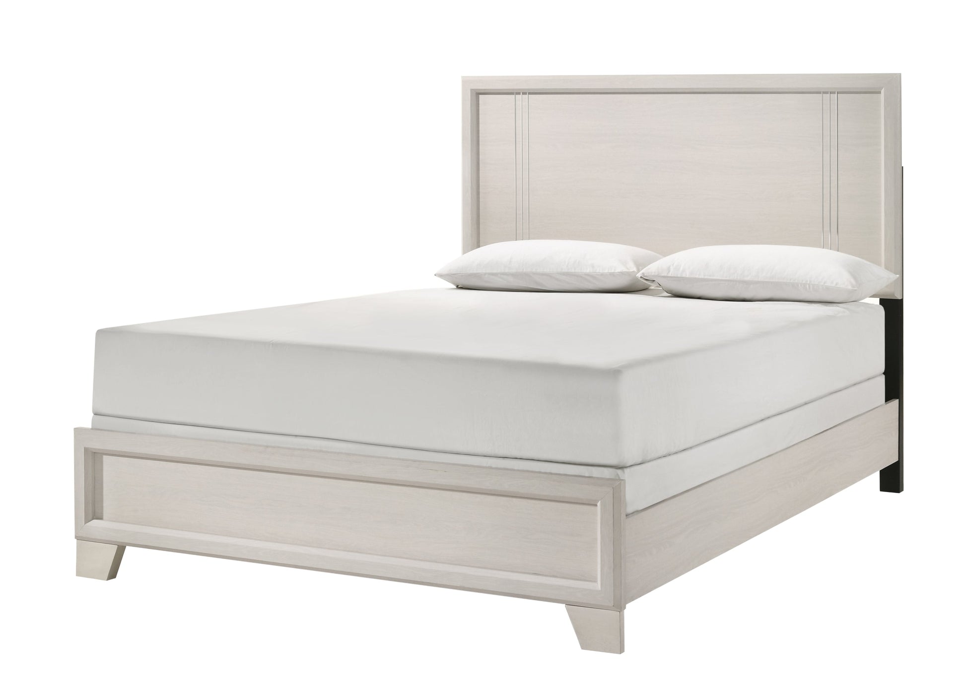 Charlie White Panel Bedroom Set - SET | B9230-Q-HBFB | B9230-KQ-RAIL | B9230-2 | B9230-4 - Luna Furniture - Dallas Store
