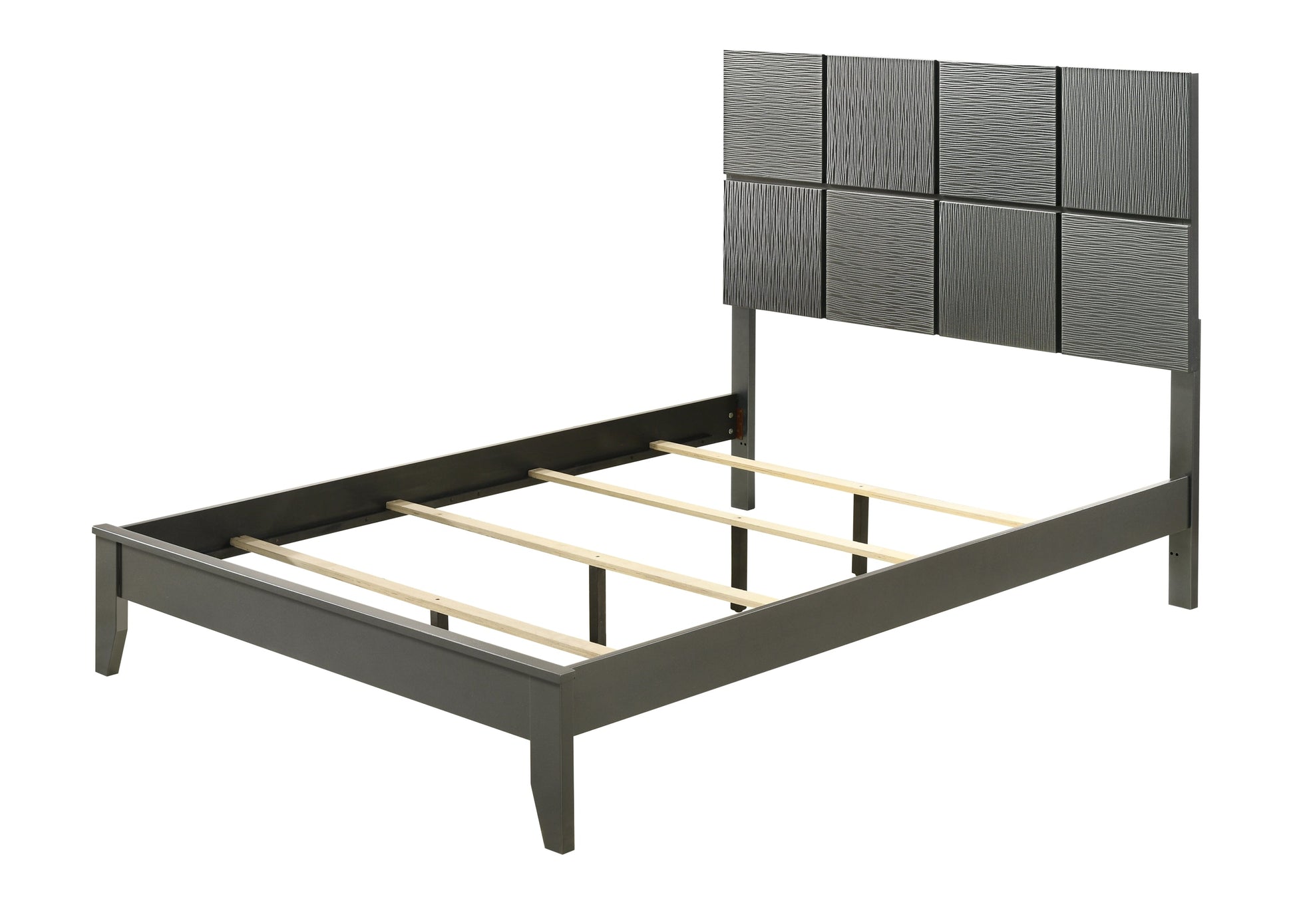 Denker Gunmetal Panel Youth Bedroom Set - SET | B4715-F-HBFB | B4715-F-RAIL | B4715-2 | B4715-4 - Luna Furniture - Dallas Store