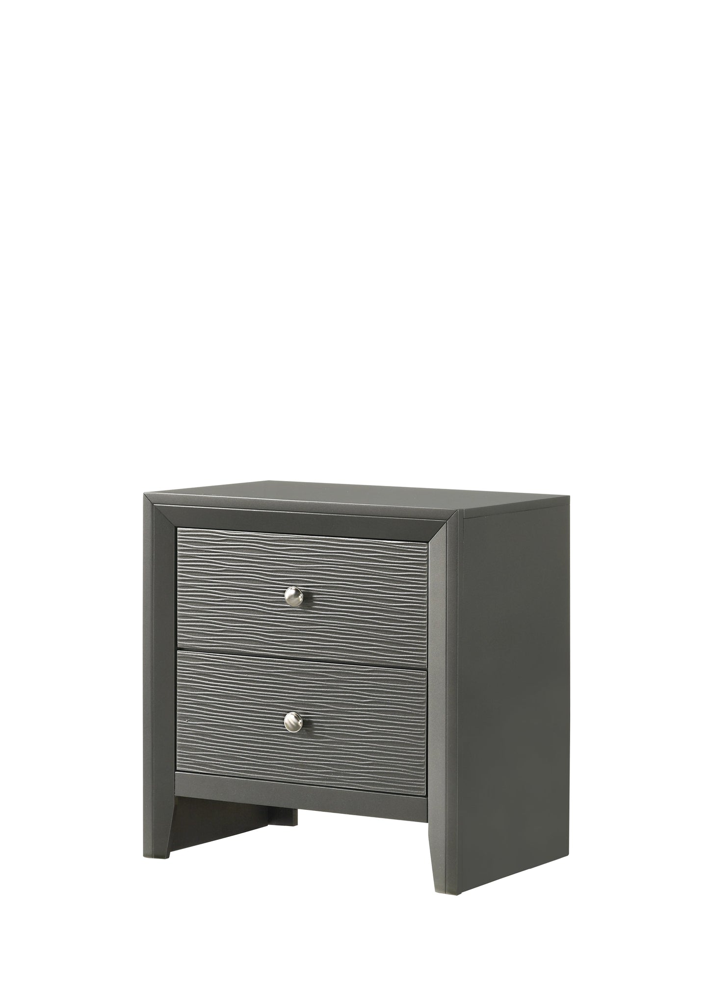Denker Gunmetal Panel Youth Bedroom Set - SET | B4715-F-HBFB | B4715-F-RAIL | B4715-2 | B4715-4 - Luna Furniture - Dallas Store