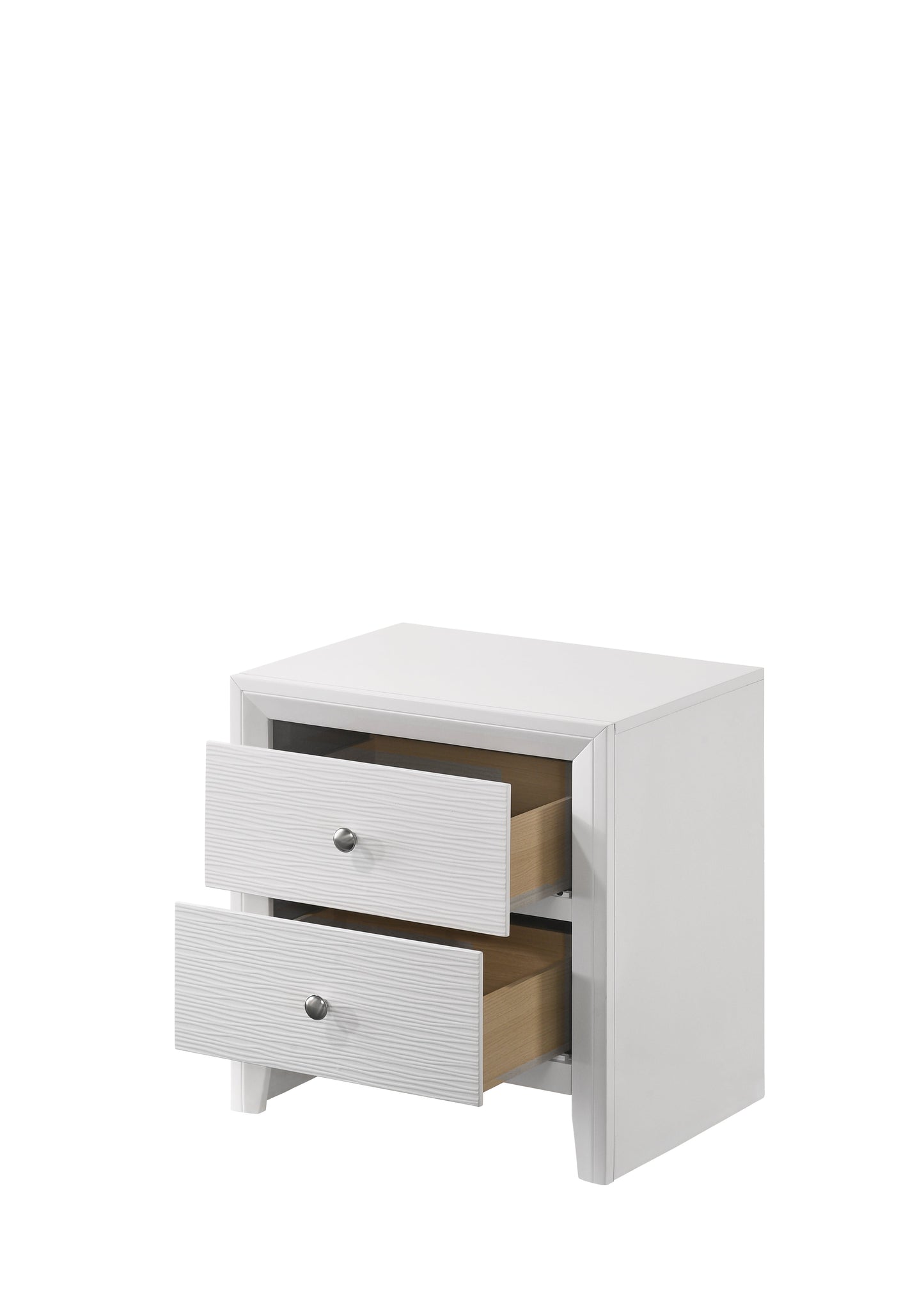 Denker White Panel Bedroom Set - SET | B4712-Q-HBFB | B4712-Q-RAIL | B4710-2 | B4710-4 - Luna Furniture - Dallas Store