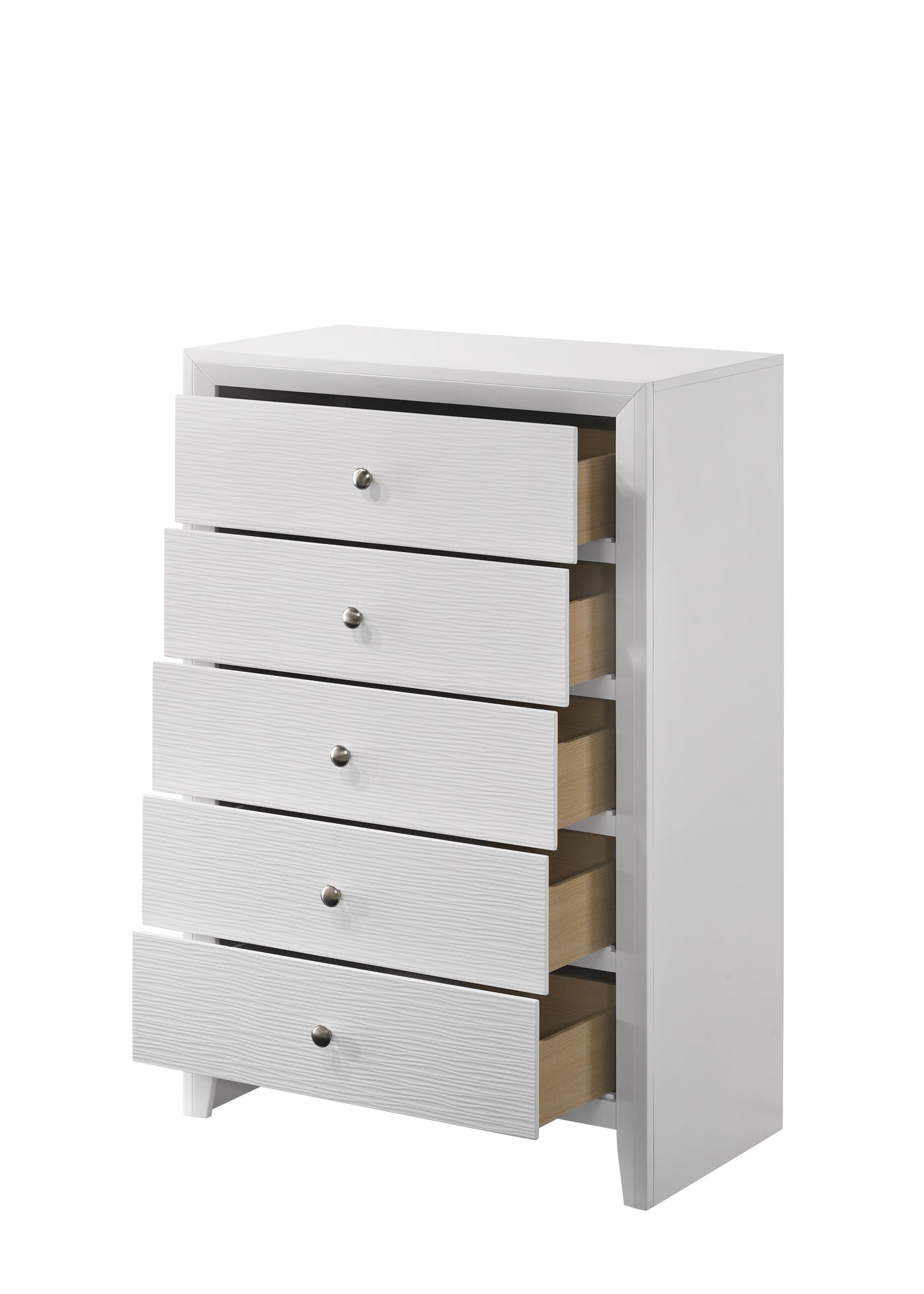 Denker White Panel Bedroom Set - SET | B4712-Q-HBFB | B4712-Q-RAIL | B4710-2 | B4710-4 - Luna Furniture - Dallas Store