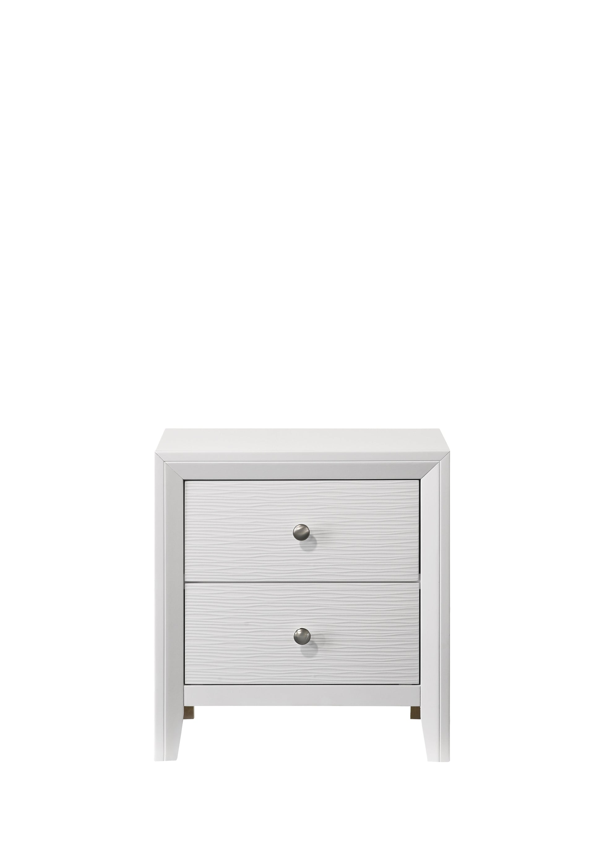 Denker White Panel Youth Bedroom Set - SET | B4712-F-HBFB | B4712-F-RAIL | B4710-2 | B4710-4 - Luna Furniture - Dallas Store