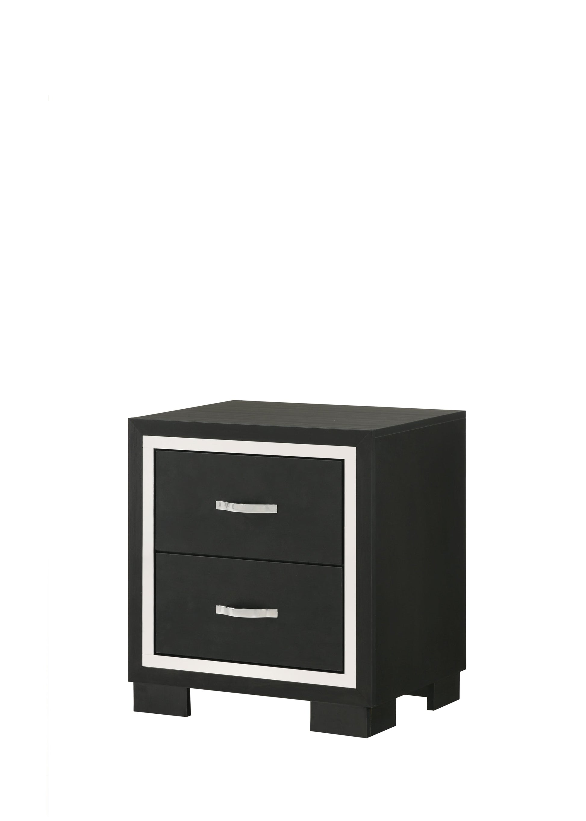 Gennro Black Corduroy Upholstered Panel Bedroom Set - SET | B9295-Q-HBFB | B9295-KQ-RAIL | B9295-2 | B9295-4 - Luna Furniture - Dallas Store