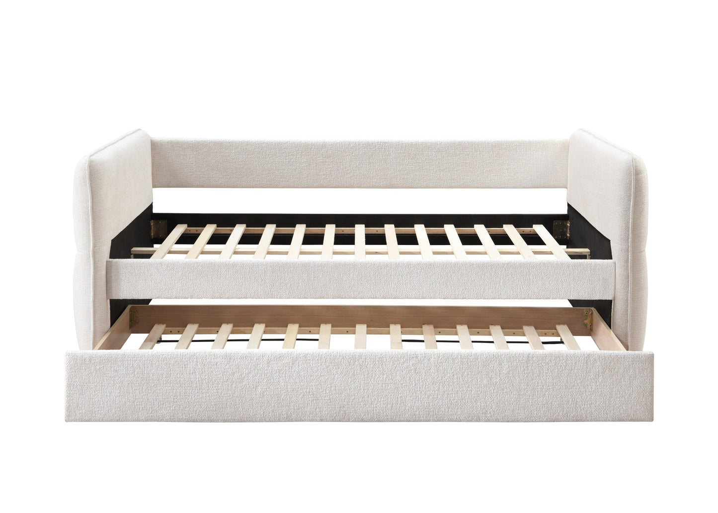 Philipa Oatmeal Twin Daybed with Trundle - SET | 5324OT-ARM | 5324OT-BACK - Luna Furniture - Dallas Store