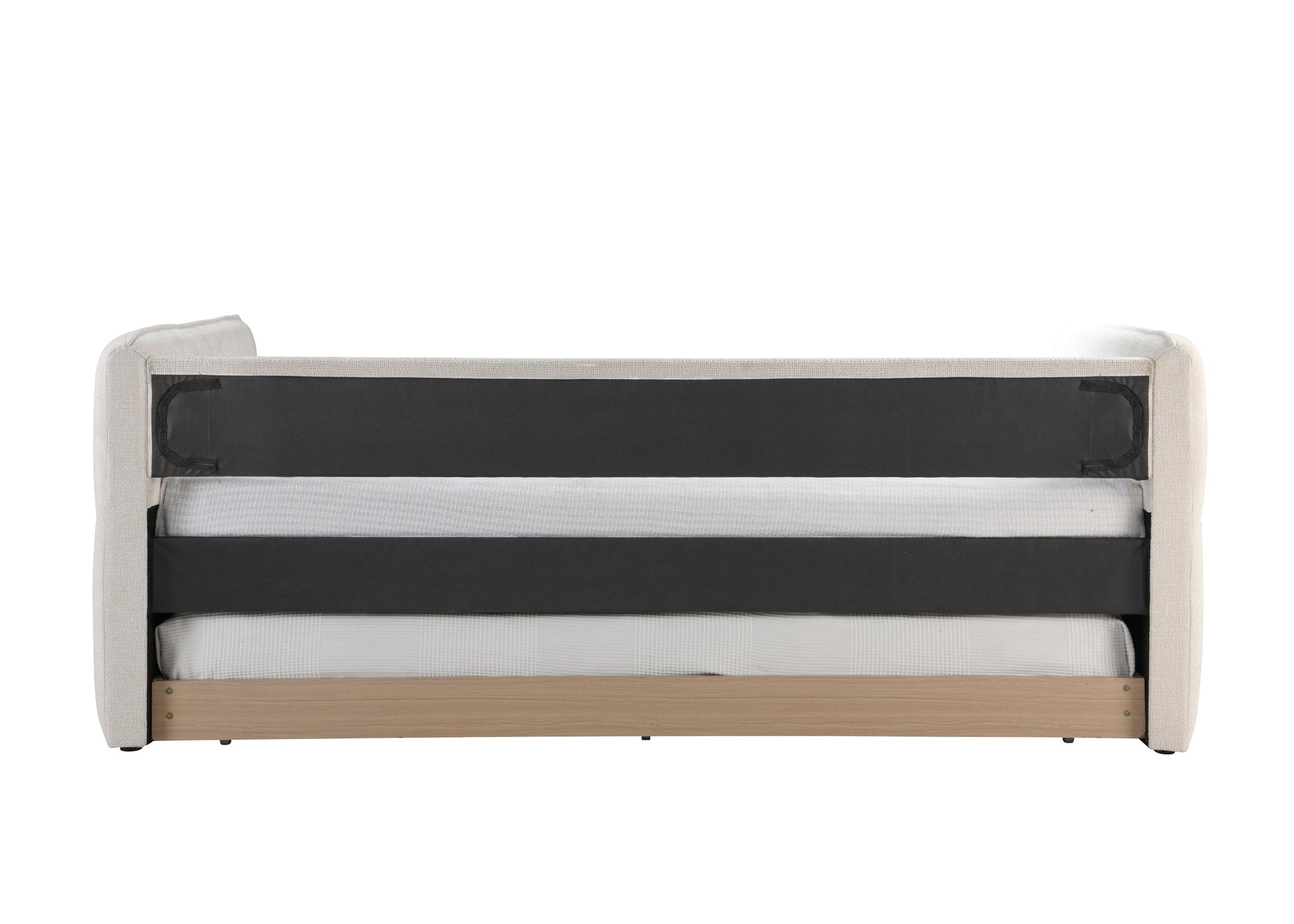 Philipa Oatmeal Twin Daybed with Trundle - SET | 5324OT-ARM | 5324OT-BACK - Luna Furniture - Dallas Store