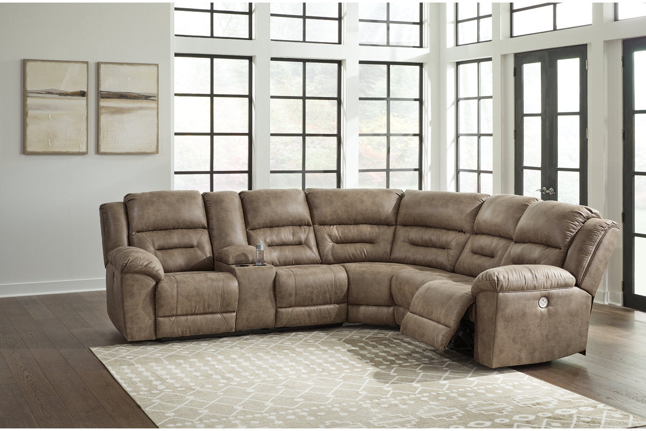 Ravenel Fossil 3-Piece Power Reclining Sectional - SET | 8310601 | 8310675 | 8310677 - Luna Furniture - Dallas Store