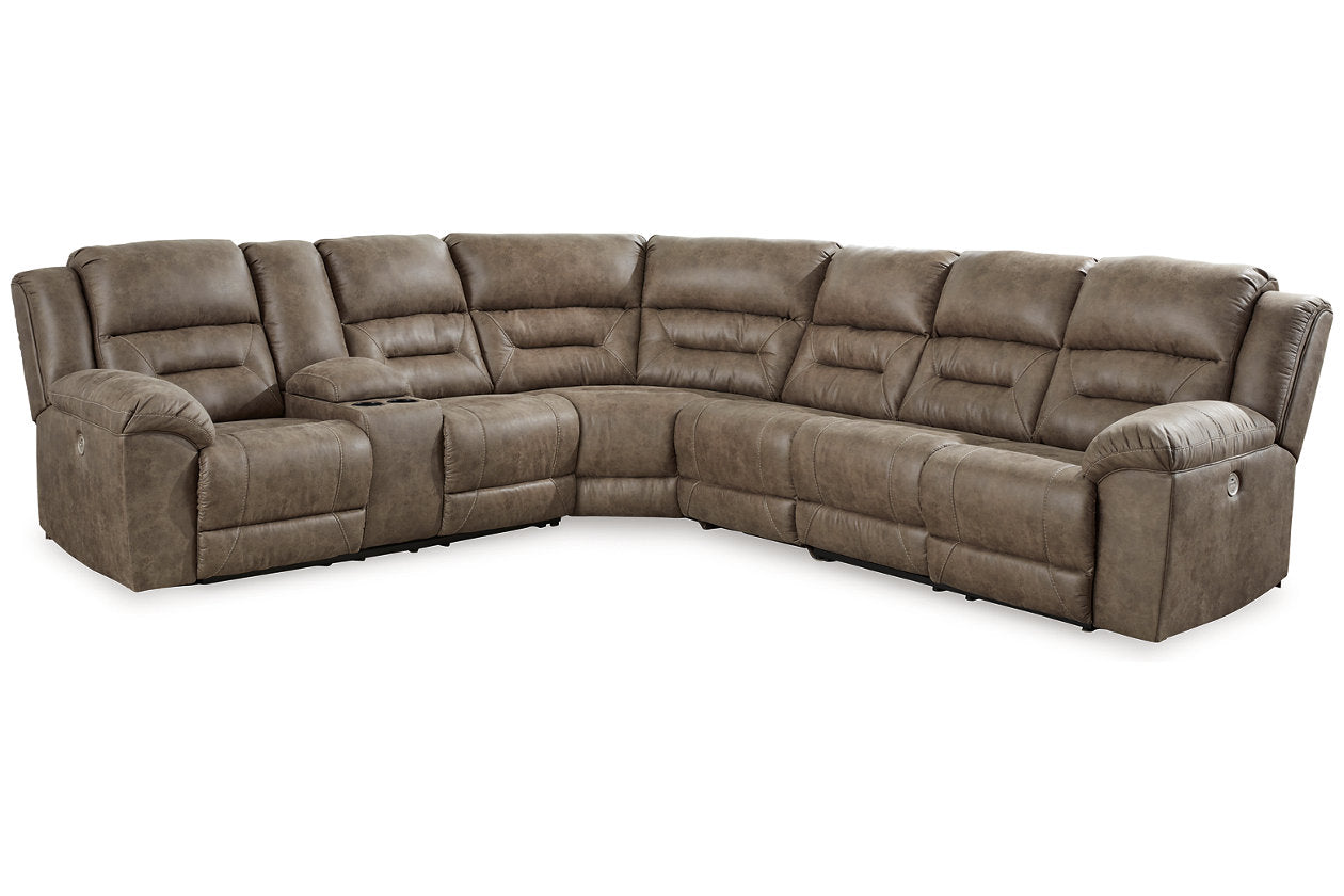 Ravenel Fossil 4-Piece Power Reclining Sectional - SET | 8310601 | 8310646 | 8310675 | 8310677 - Luna Furniture - Dallas Store