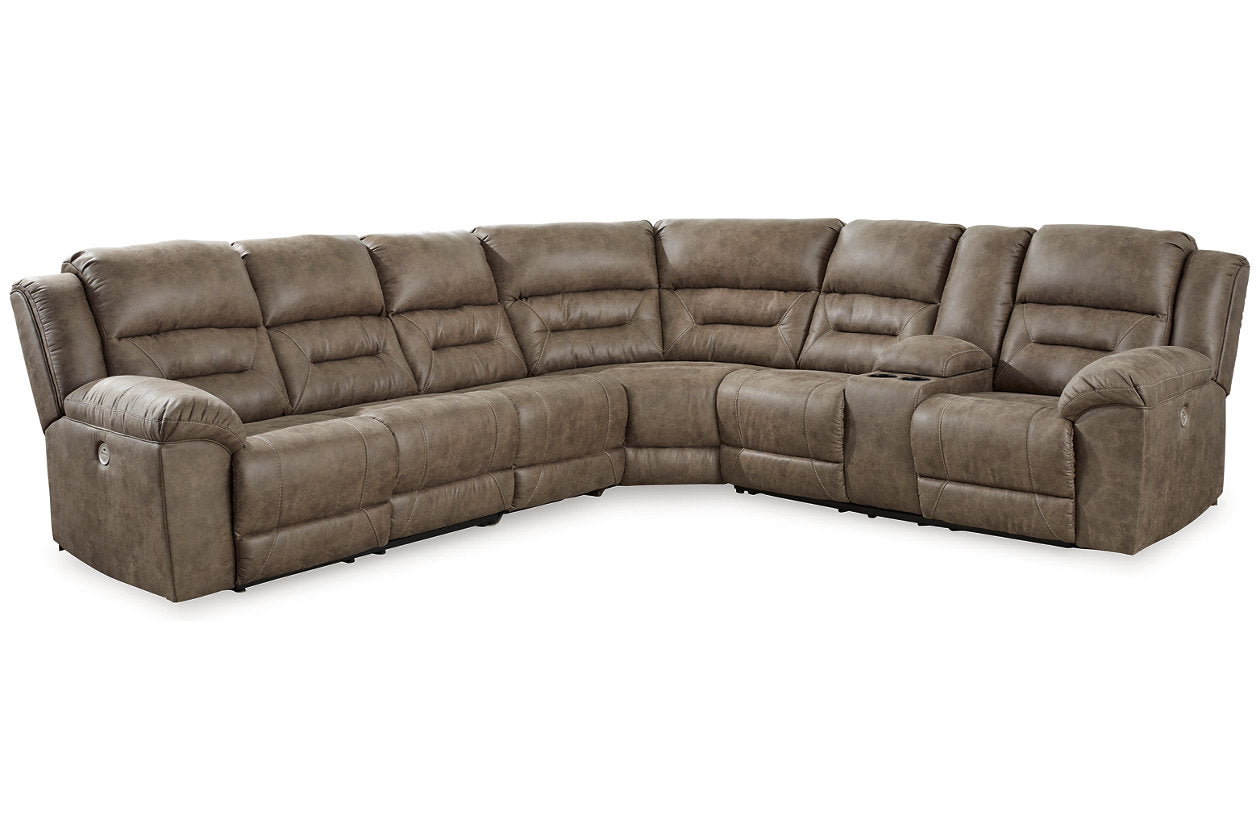Ravenel Fossil 4-Piece Power Reclining Sectional - SET | 8310646 | 8310663 | 8310677 | 8310690 - Luna Furniture - Dallas Store