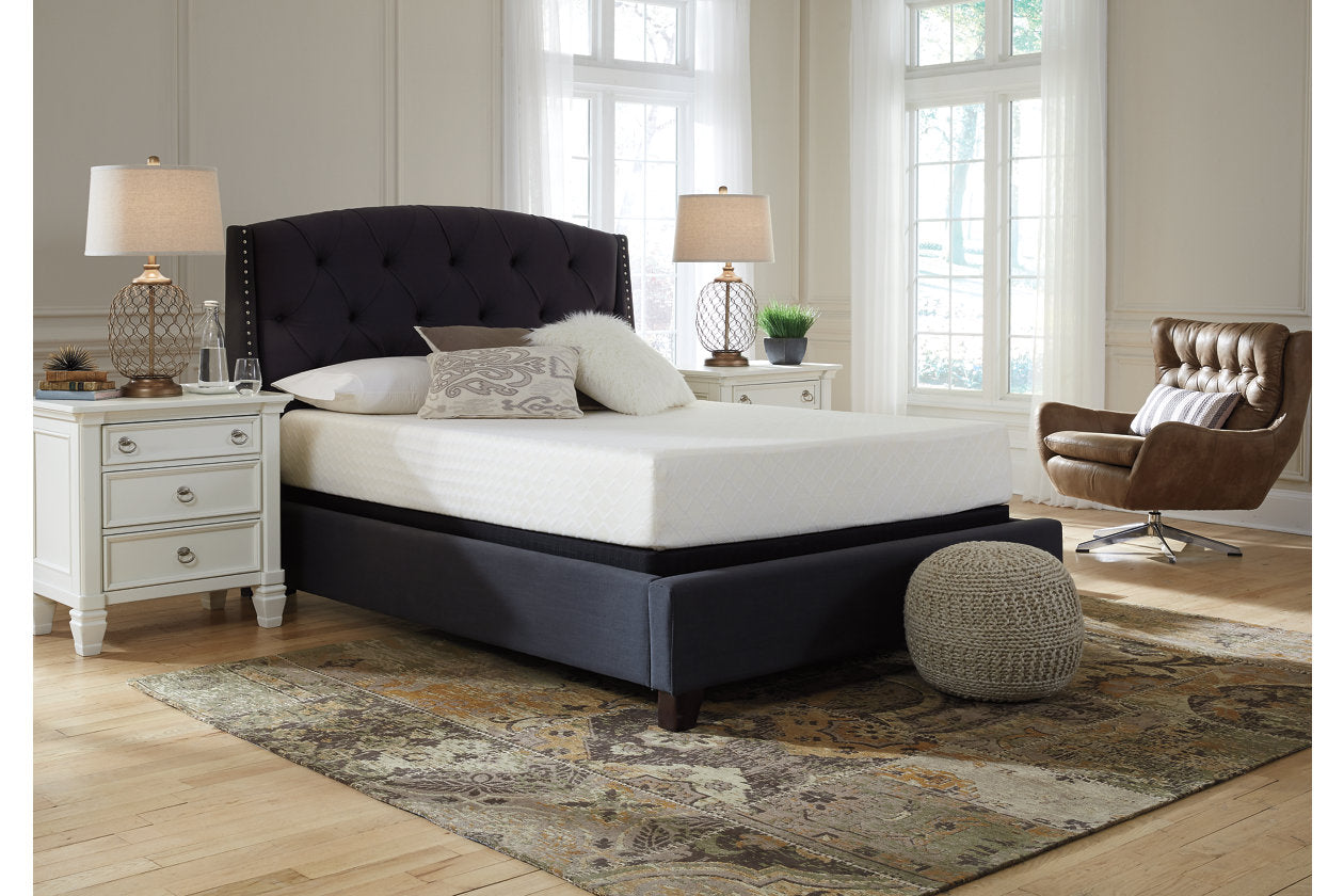 10 Inch Chime Memory Foam White Full Mattress in a Box - M69921 - Luna Furniture - Dallas Store