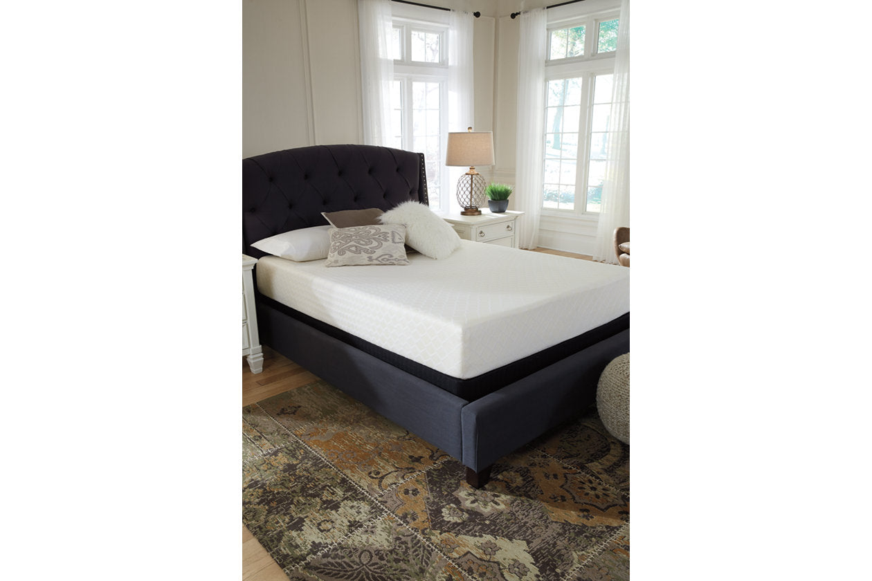 10 Inch Chime Memory Foam White King Mattress in a Box - M69941 - Luna Furniture - Dallas Store