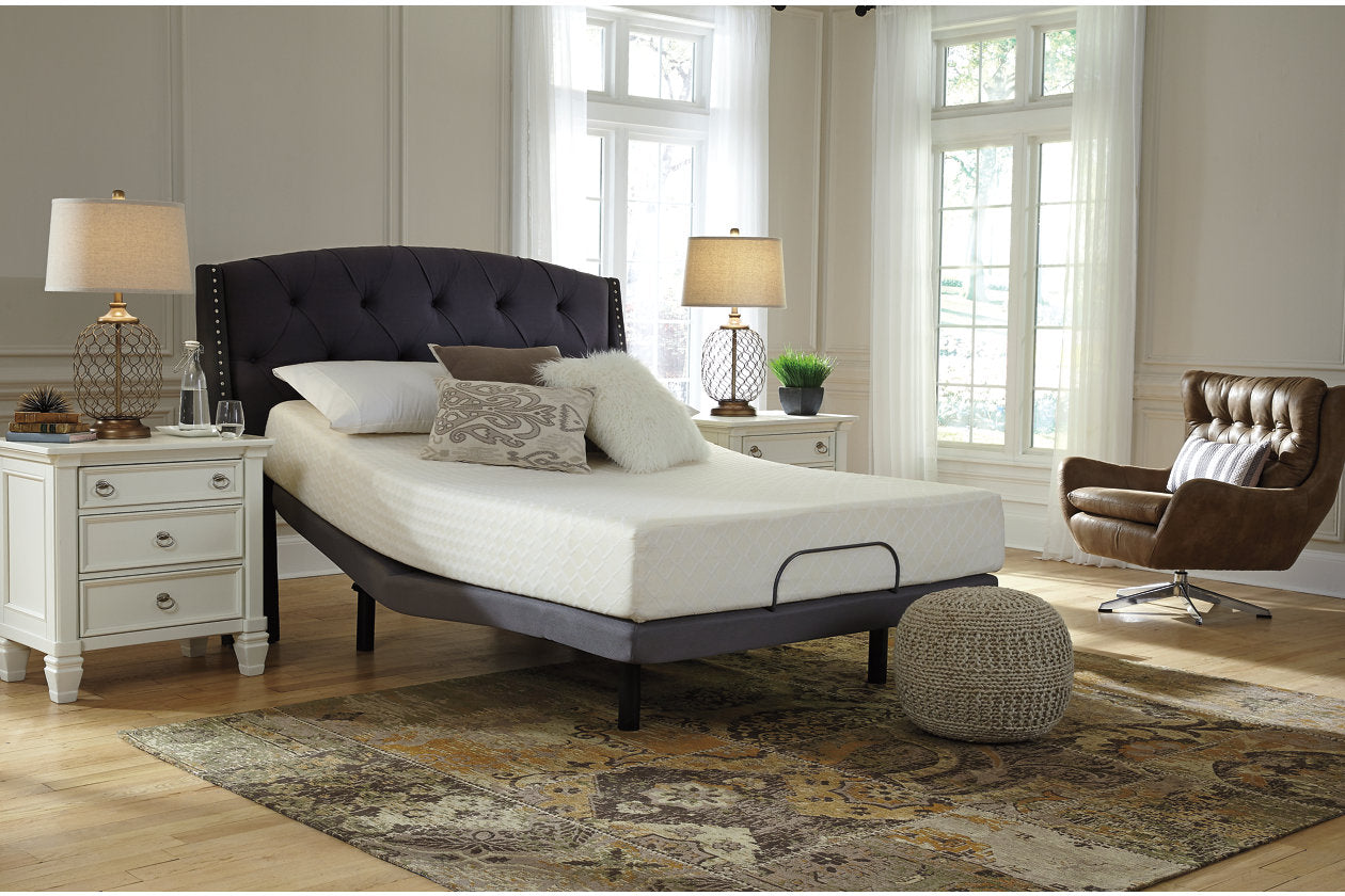10 Inch Chime Memory Foam White King Mattress in a Box - M69941 - Luna Furniture - Dallas Store