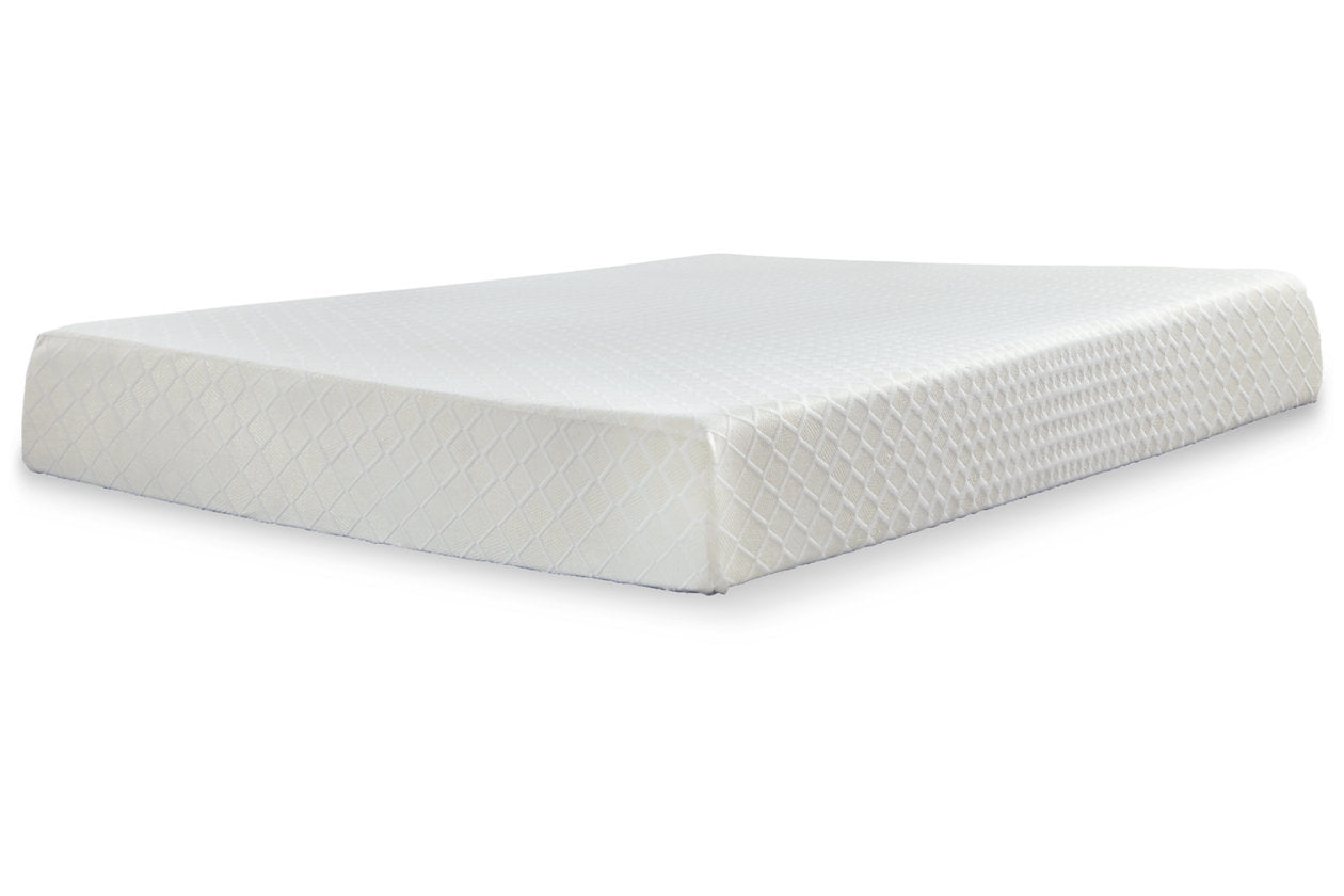 10 Inch Chime Memory Foam White King Mattress in a Box - M69941 - Luna Furniture - Dallas Store