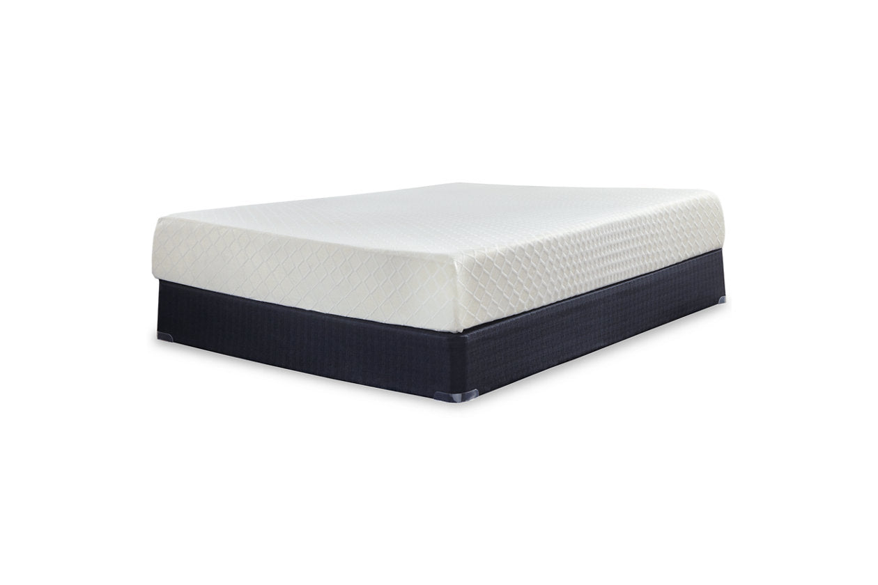 10 Inch Chime Memory Foam White King Mattress in a Box - M69941 - Luna Furniture - Dallas Store