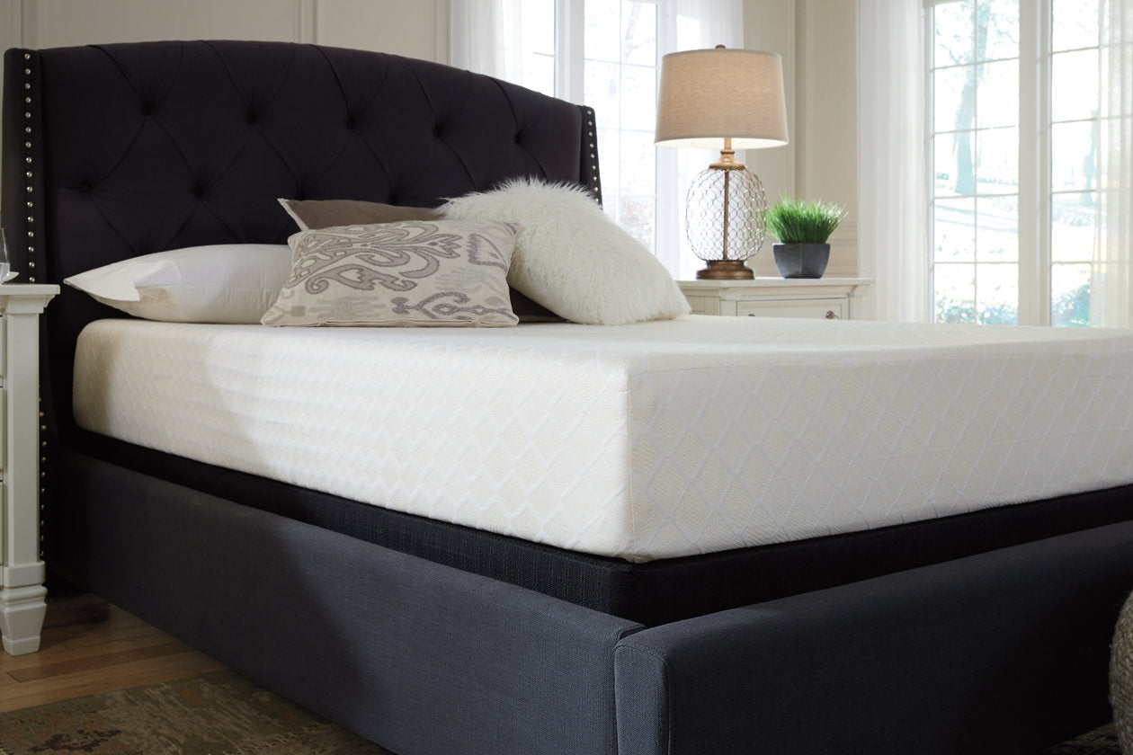 10 Inch Chime Memory Foam White Queen Mattress in a Box - M69931 - Luna Furniture - Dallas Store