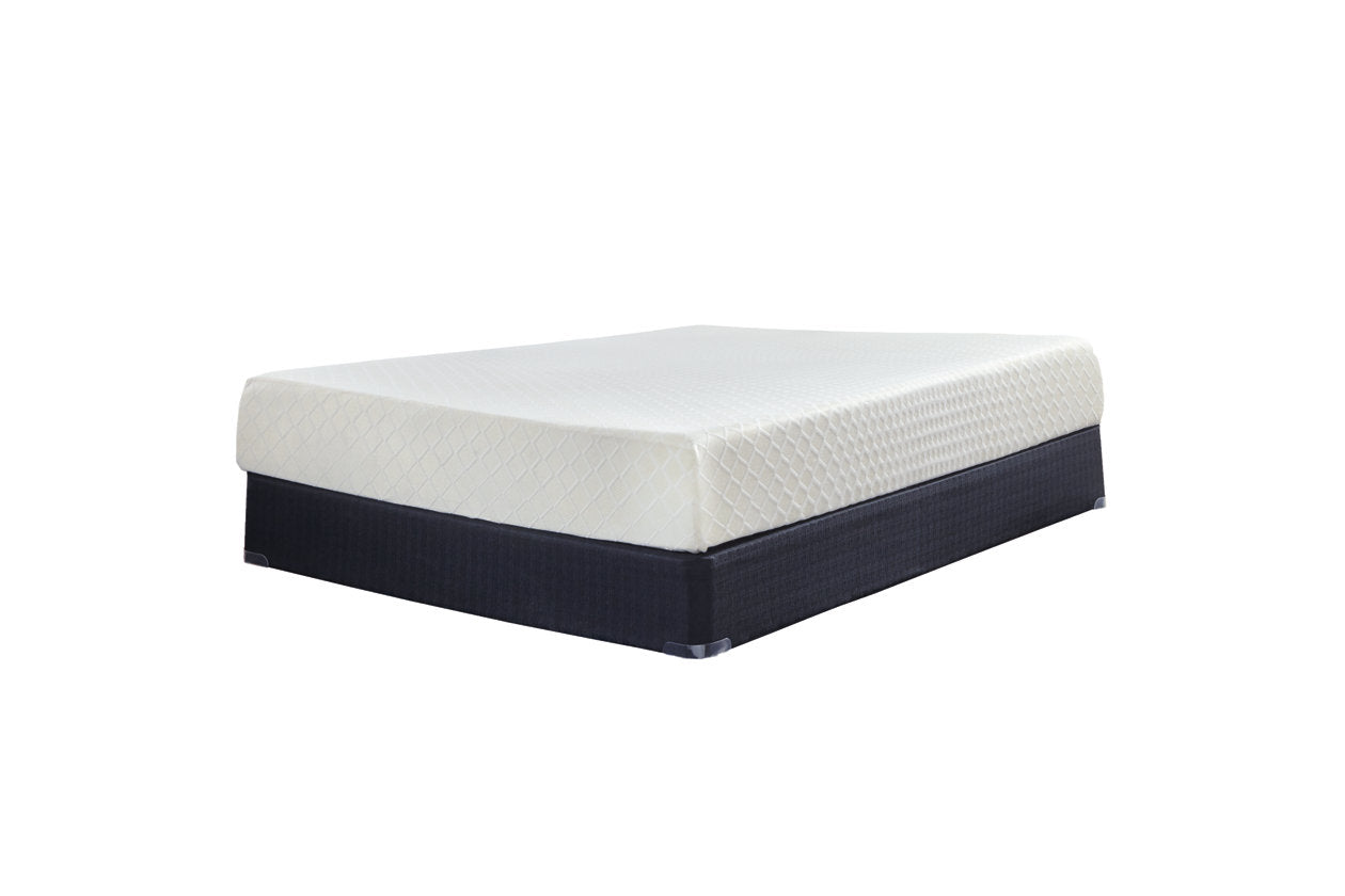 10 Inch Chime Memory Foam White Twin Mattress in a Box - M69911 - Luna Furniture - Dallas Store