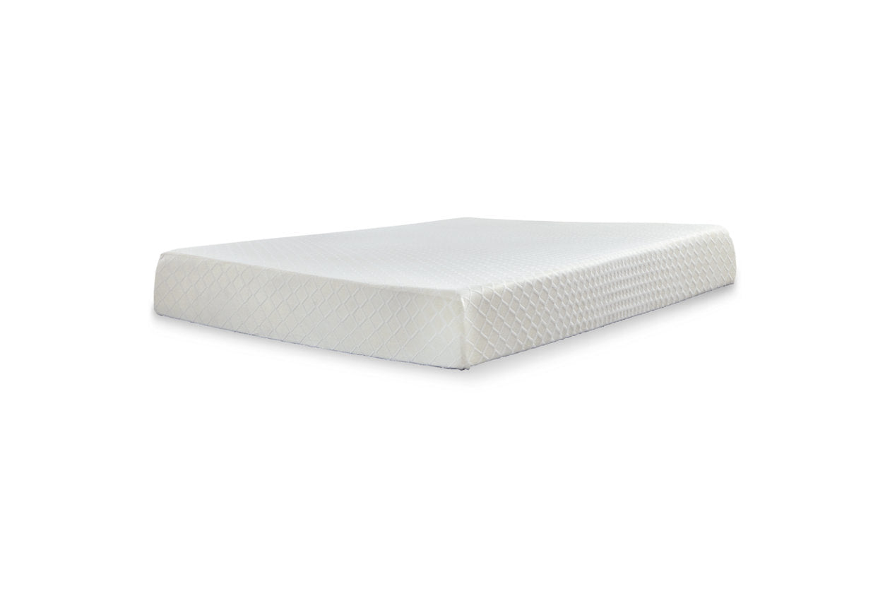 10 Inch Chime Memory Foam White Twin Mattress in a Box - M69911 - Luna Furniture - Dallas Store
