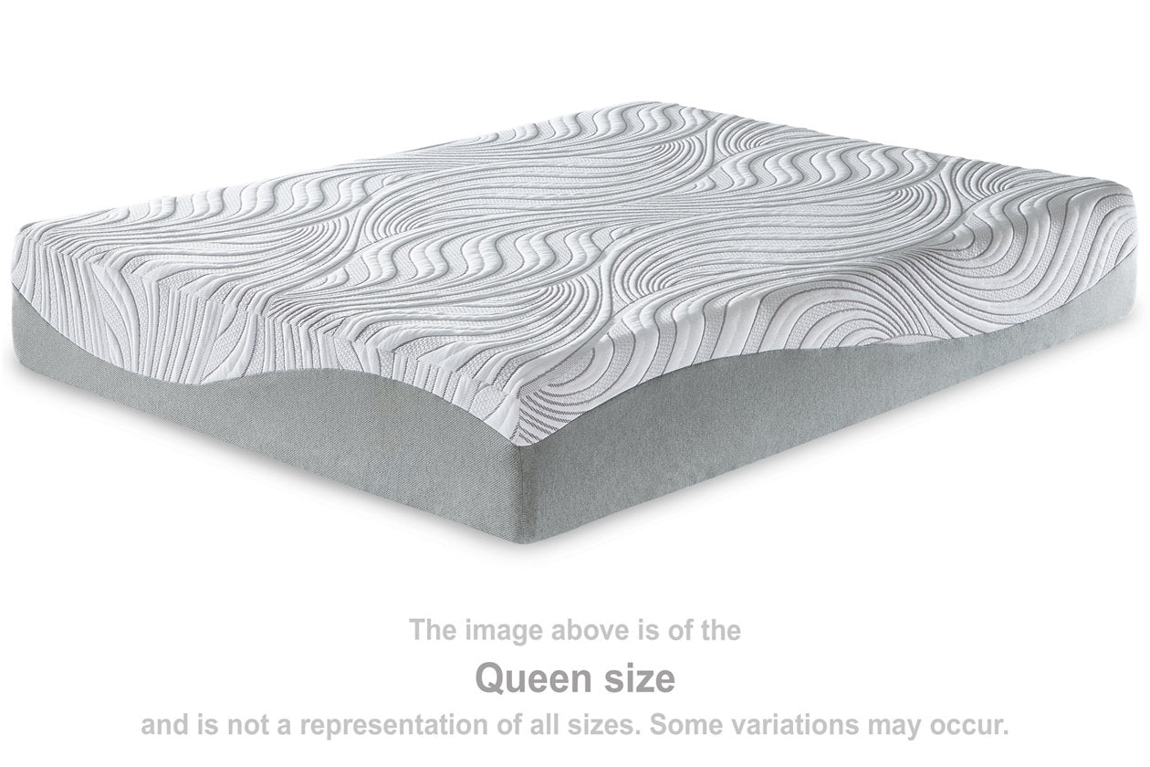 12 Inch Memory Foam White Twin Mattress - M59311 - Luna Furniture - Dallas Store