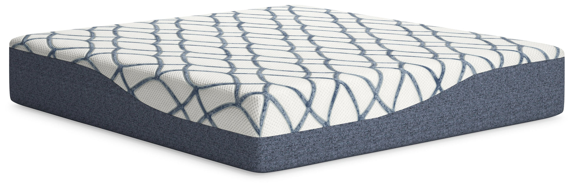 14 Inch Chime Elite 2.0 White/Blue King Mattress - M42741 - Luna Furniture - Dallas Store