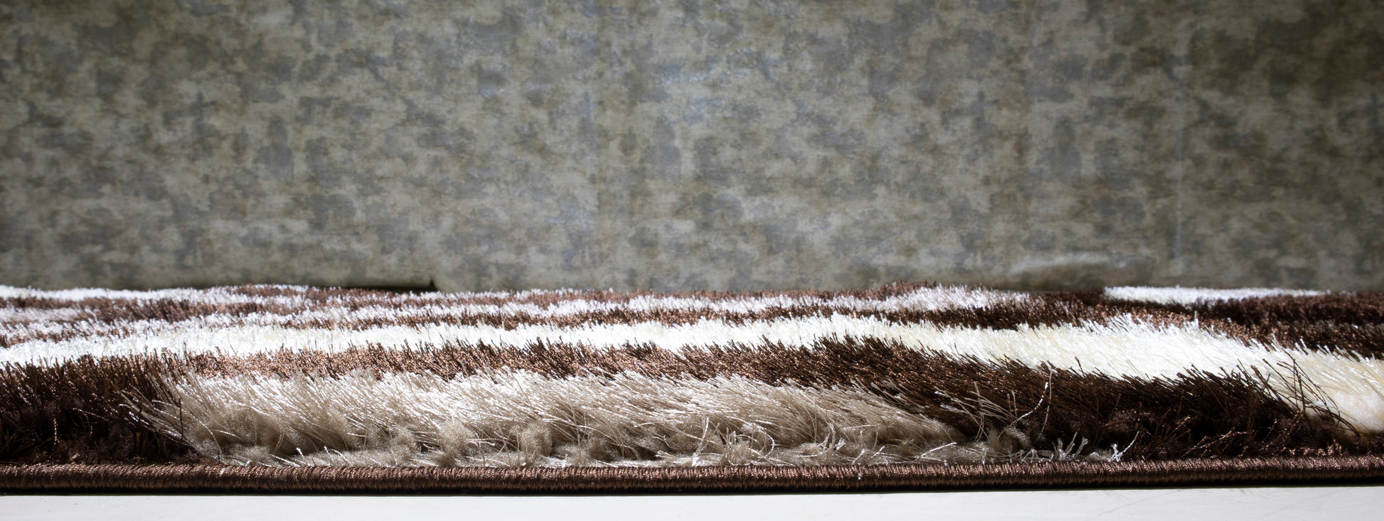 3D Shaggy Brown 5X7 Area Rug - 3D444-BRW-57 - Luna Furniture - Dallas Store