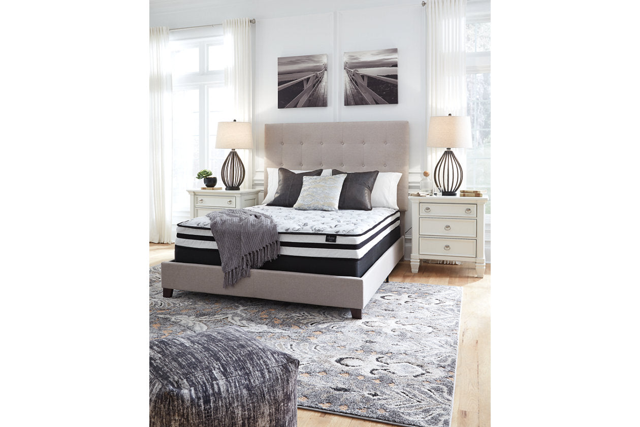 8 Inch Chime Innerspring White King Mattress in a Box - M69541 - Luna Furniture - Dallas Store