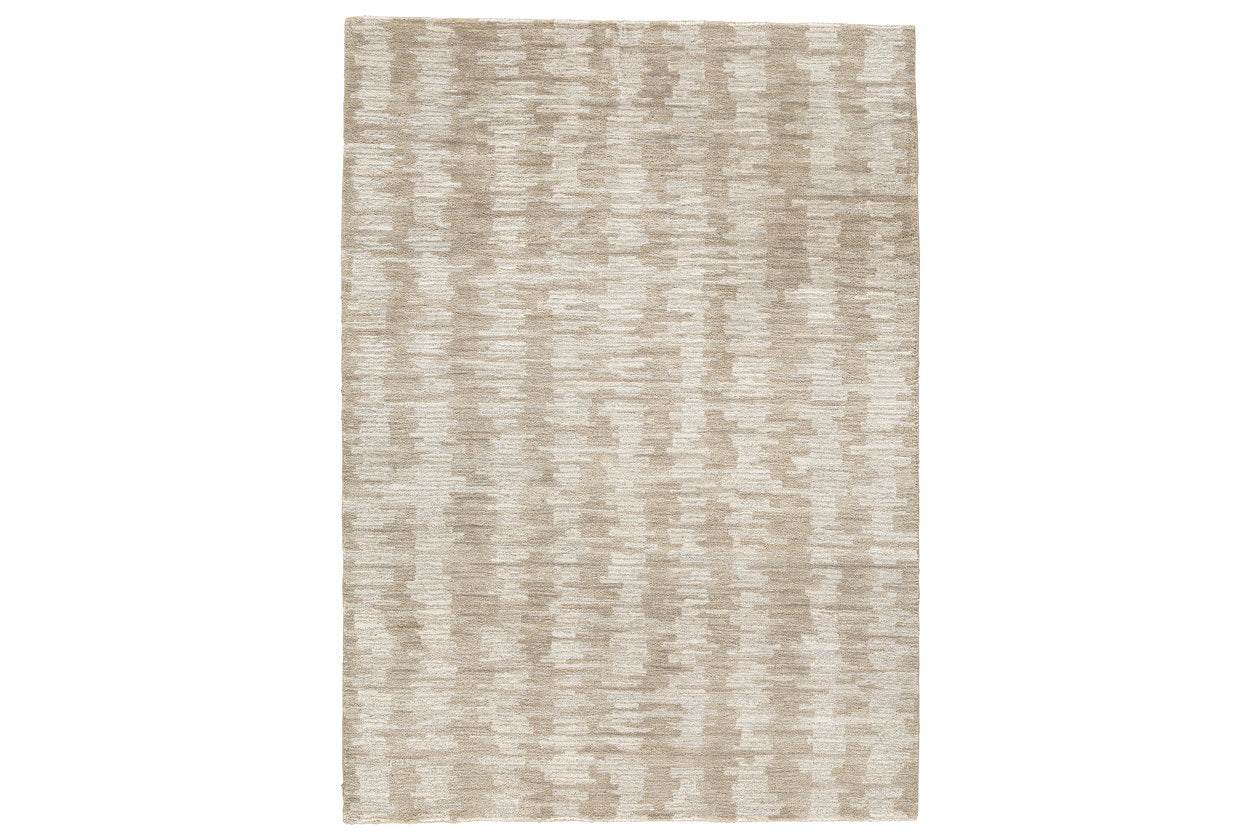 Abanlane Brown/Cream Medium Rug - R404812 - Luna Furniture - Dallas Store