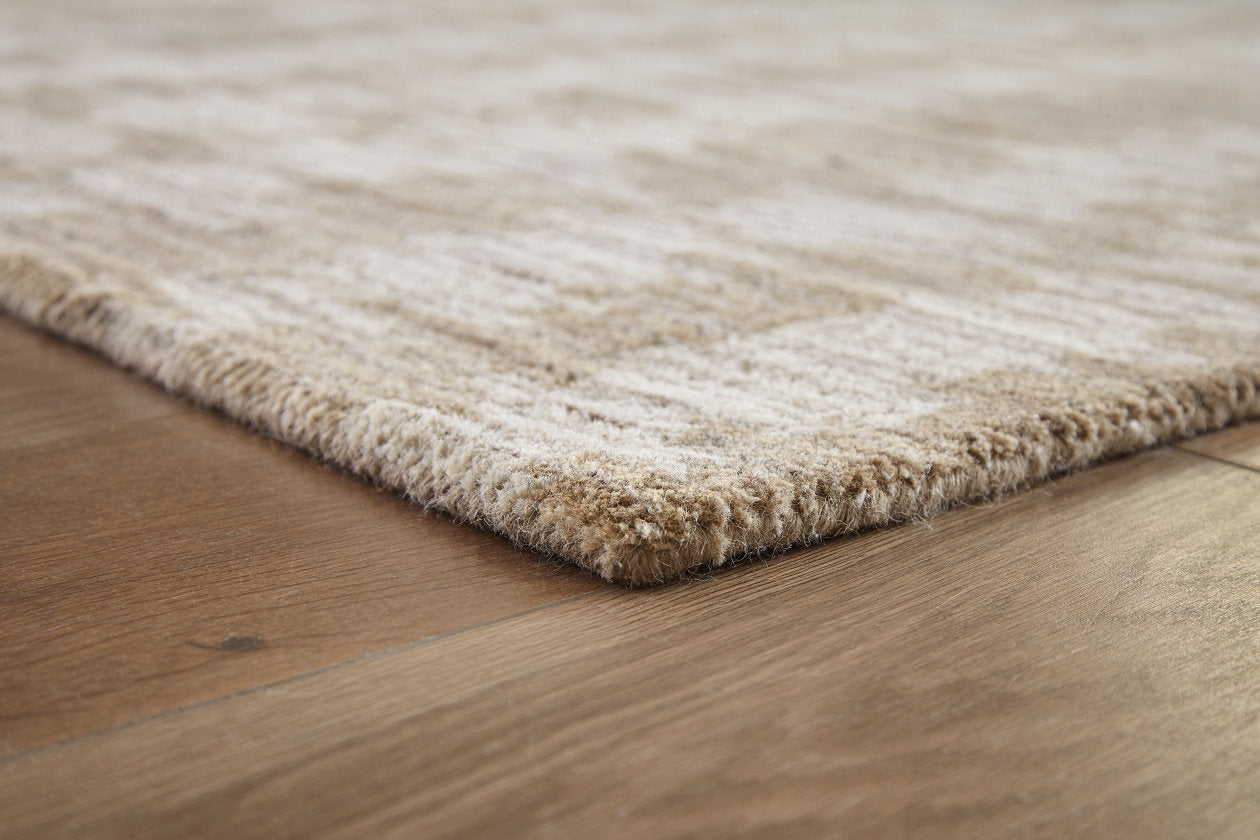 Abanlane Brown/Cream Medium Rug - R404812 - Luna Furniture - Dallas Store