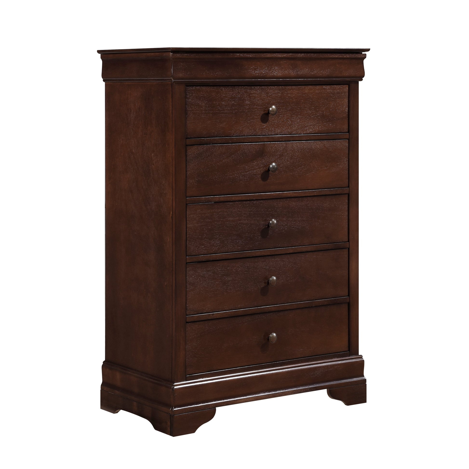 Abbeville Cherry Chest, Hidden Drawer - 1856-9 - Luna Furniture - Dallas Store