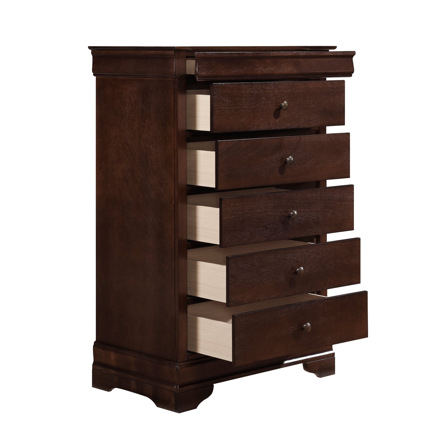 Abbeville Cherry Chest, Hidden Drawer - 1856-9 - Luna Furniture - Dallas Store